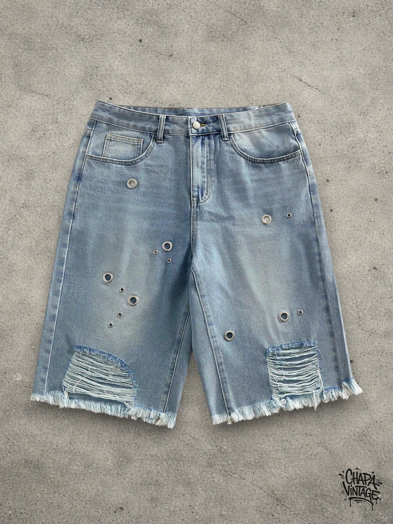 Vintage Distressed jeans shorts Size US 32 / EU 48 - 1 Thumbnail