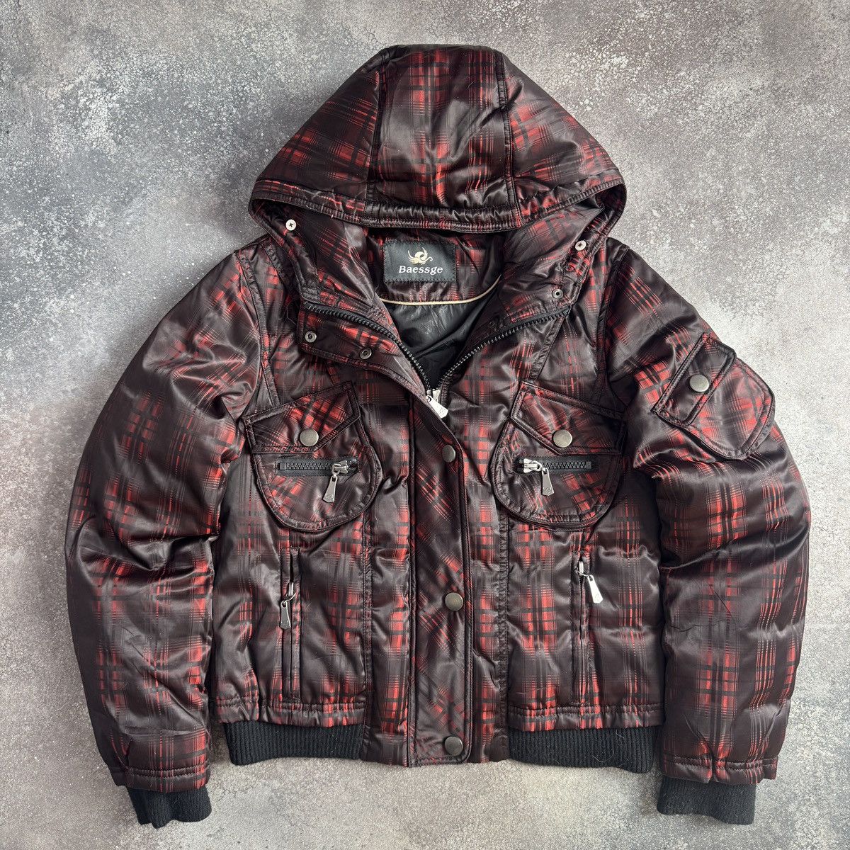 If Six Was Nine Avant Garde Vintage Y2K Faux Fur Puffer Down Bomber Jacket Size US M / EU 48-50 / 2 - 2 Thumbnail