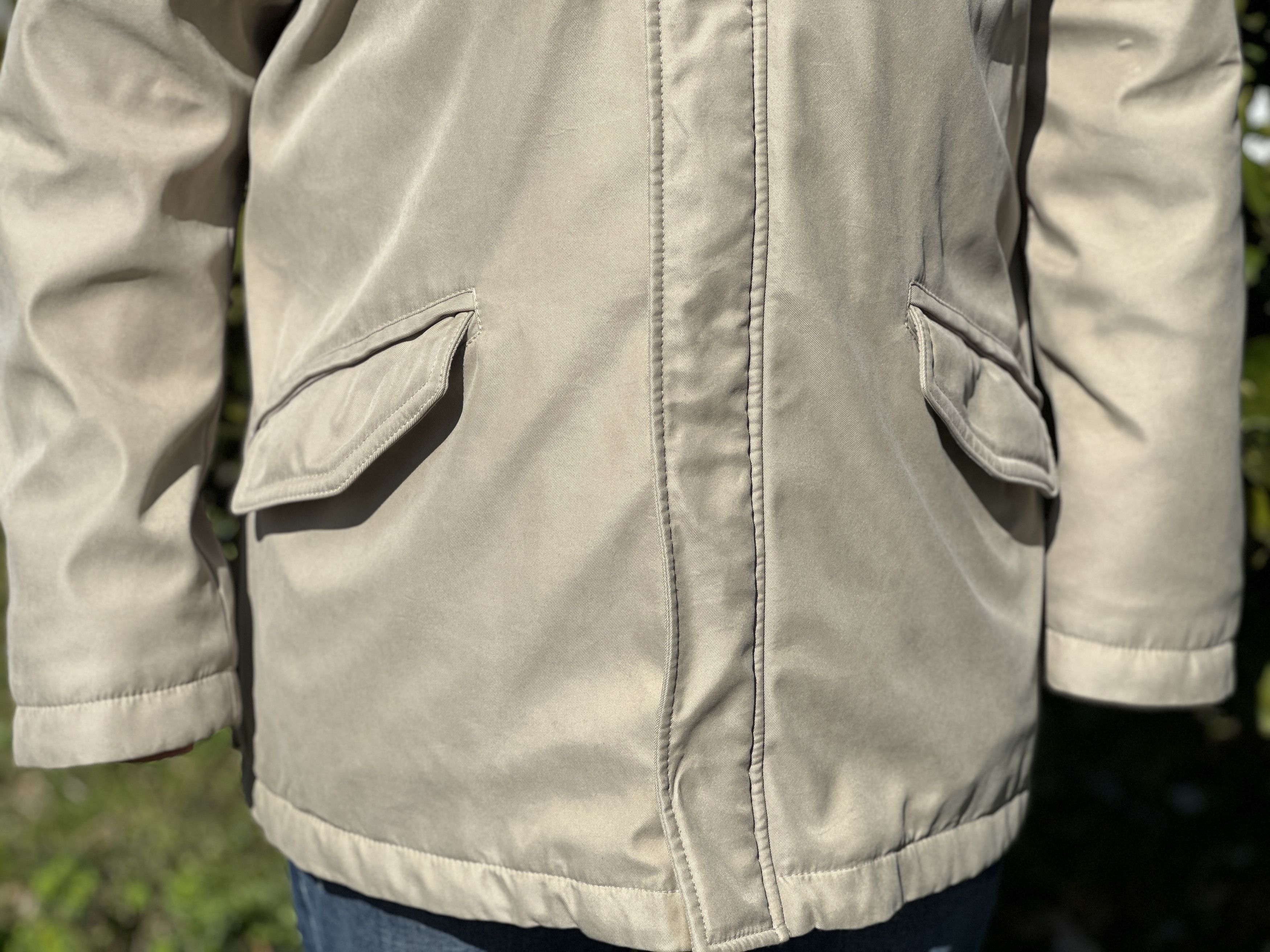 Canali Canali Wind Rain Protection Leather Trench Coat Size 52 Size US L / EU 52-54 / 3 - 12 Thumbnail