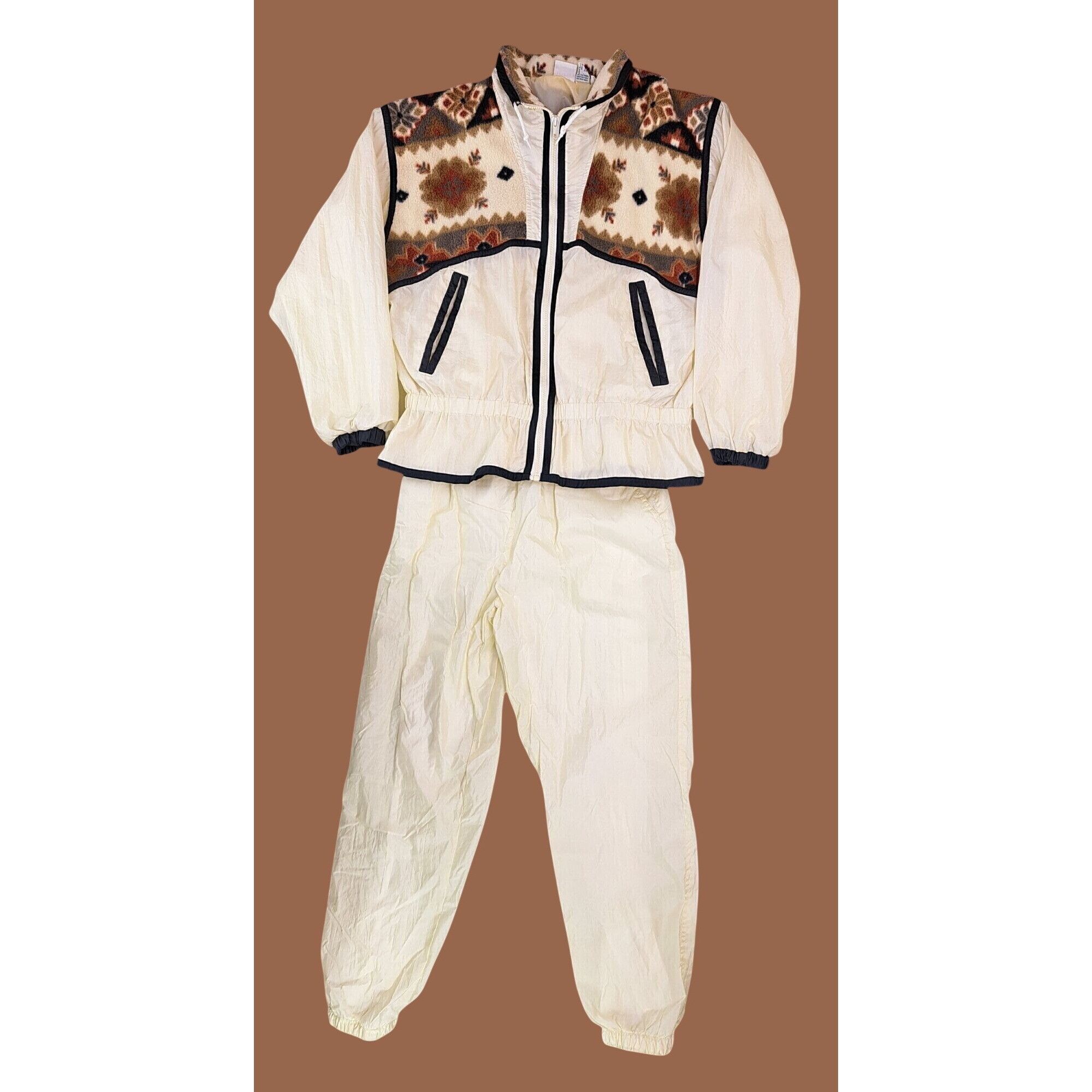 Athletic Works Vintage Athletic Works Track Suit Jacket Pants Set Women Med Size M / US 6-8 / IT 42-44 - 1 Thumbnail