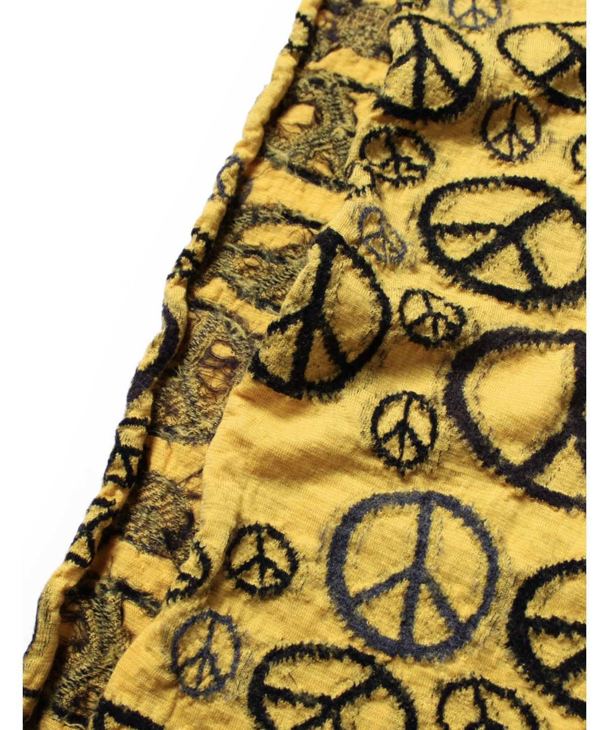 Kapital Kapital Wool Happy peace mark muffler scarf Size ONE SIZE - 2 Thumbnail