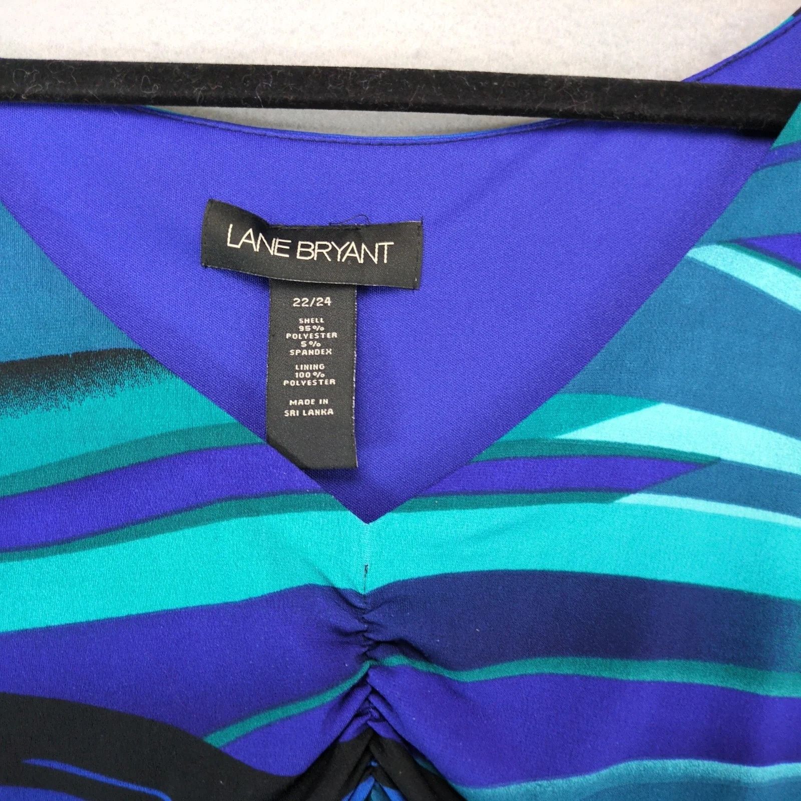 Other Lane Bryant Abstract Print Blouson Dress Plus Size 22/24 Size 4XL / US 24-26 - 2 Thumbnail