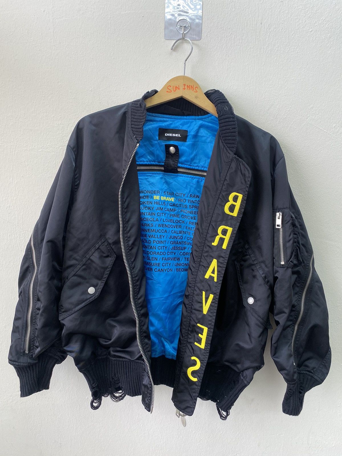 Diesel Diesel Braves Star City Bomber Jacket Size US L / EU 52-54 / 3 - 2 Thumbnail