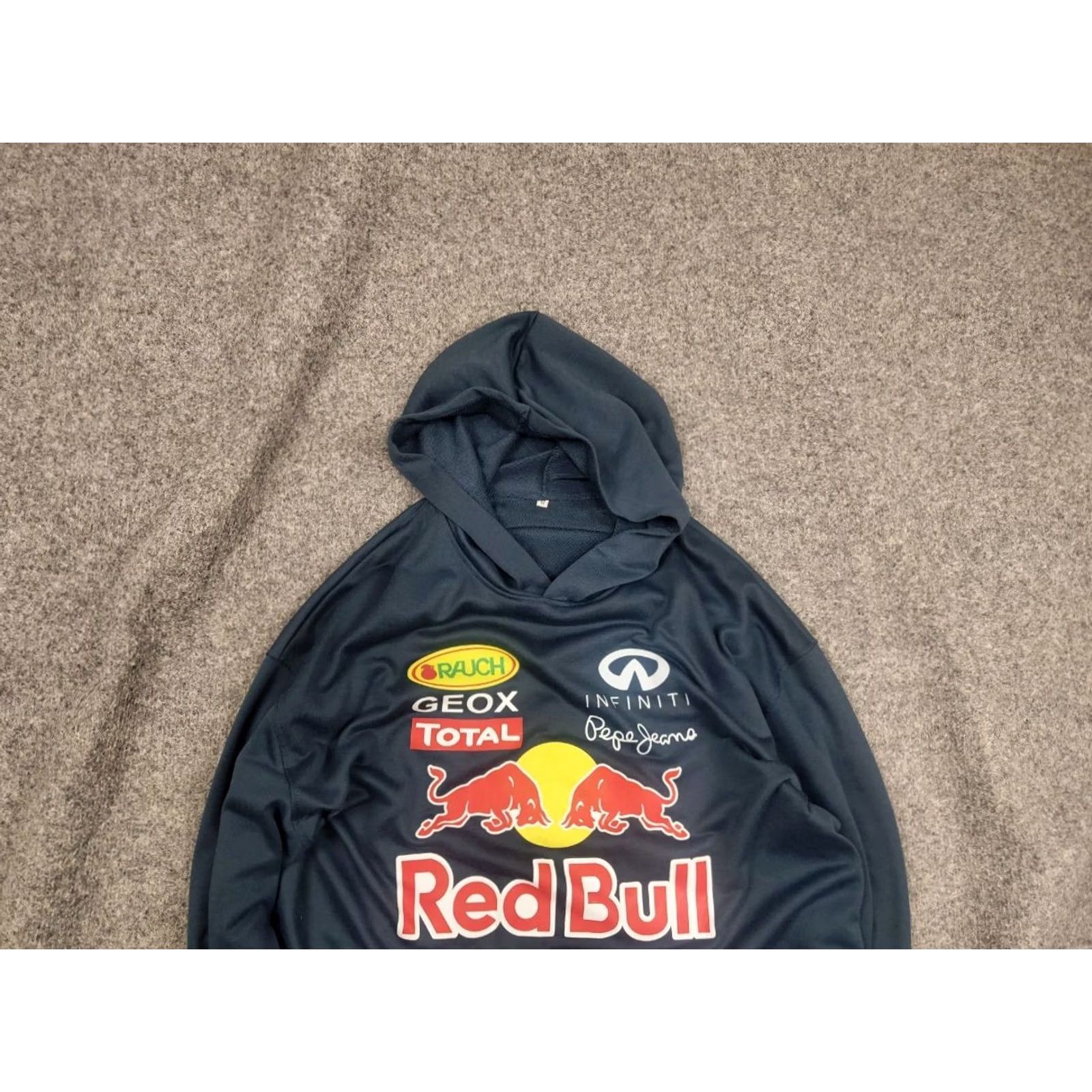 Logo 7 Vintage Racing Red Bull All Logo Blue Hoodie Mens M Blue 90s Sports USA Logo Pouch Pocket Hoodie Size US M / EU 48-50 / 2 - 4 Thumbnail
