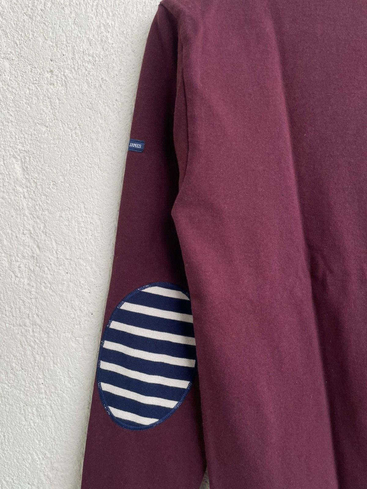 Maison Margiela Saint James Naval Breton Elbow Patch Long Sleeve Number Nine Size US M / EU 48-50 / 2 - 8 Thumbnail