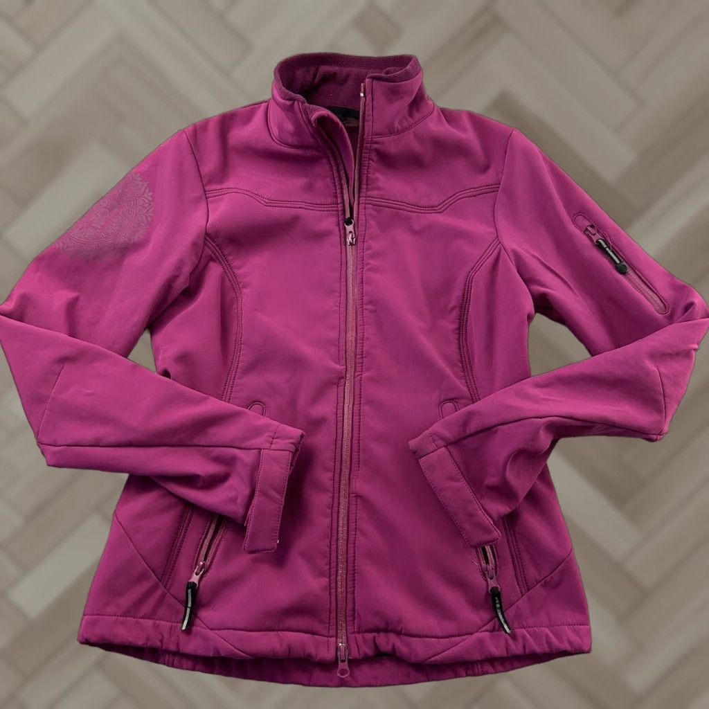 Roper Roper Fleece Lined Soft Shell Jacket Women's Small Purple Size S / US 4 / IT 40 - 1 Thumbnail
