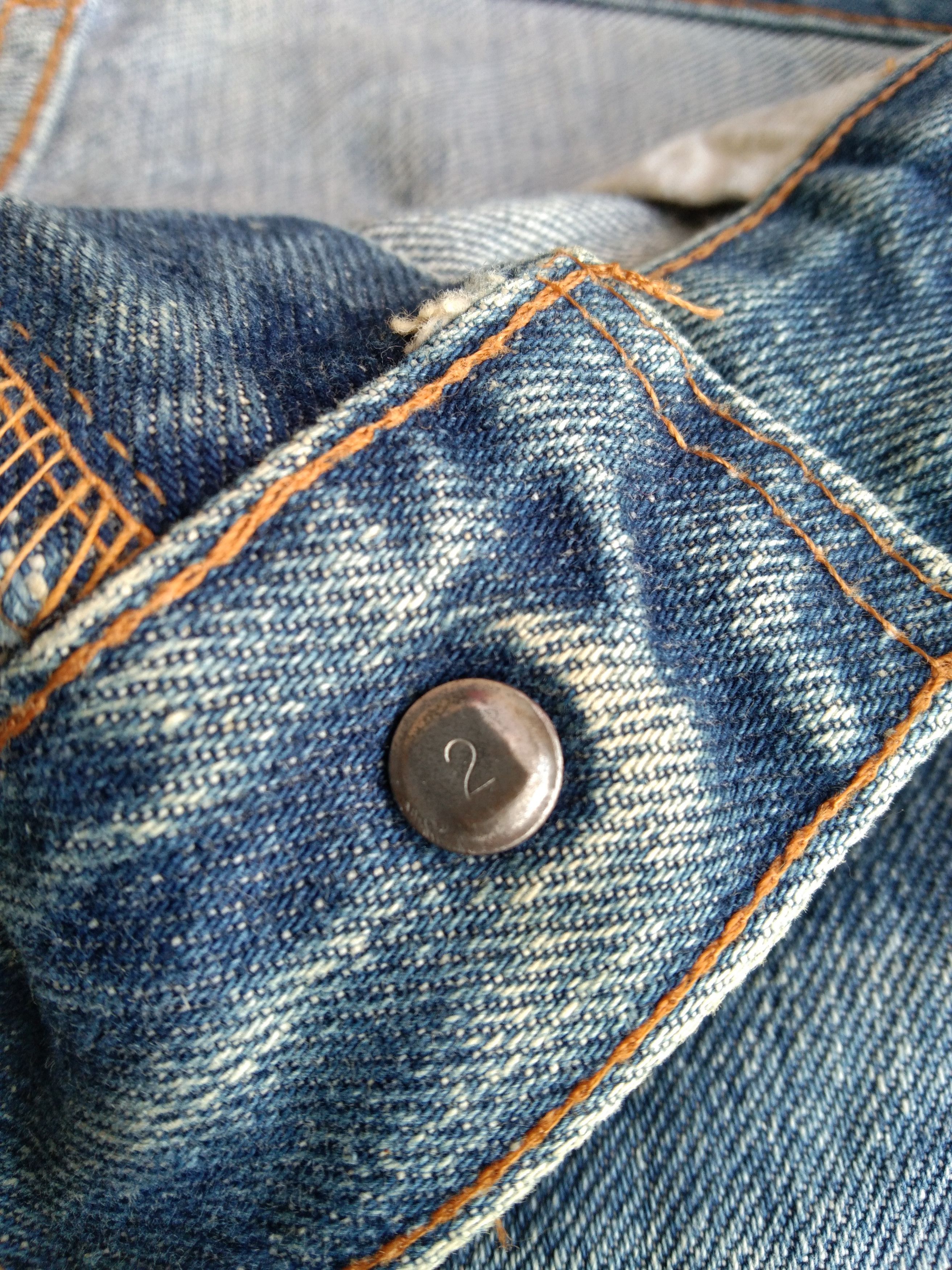 Levi's 70s Vintage Levi's 517 Button No 2 Talon 42 USA Zipper 36x30 Size US 36 / EU 52 - 9 Thumbnail