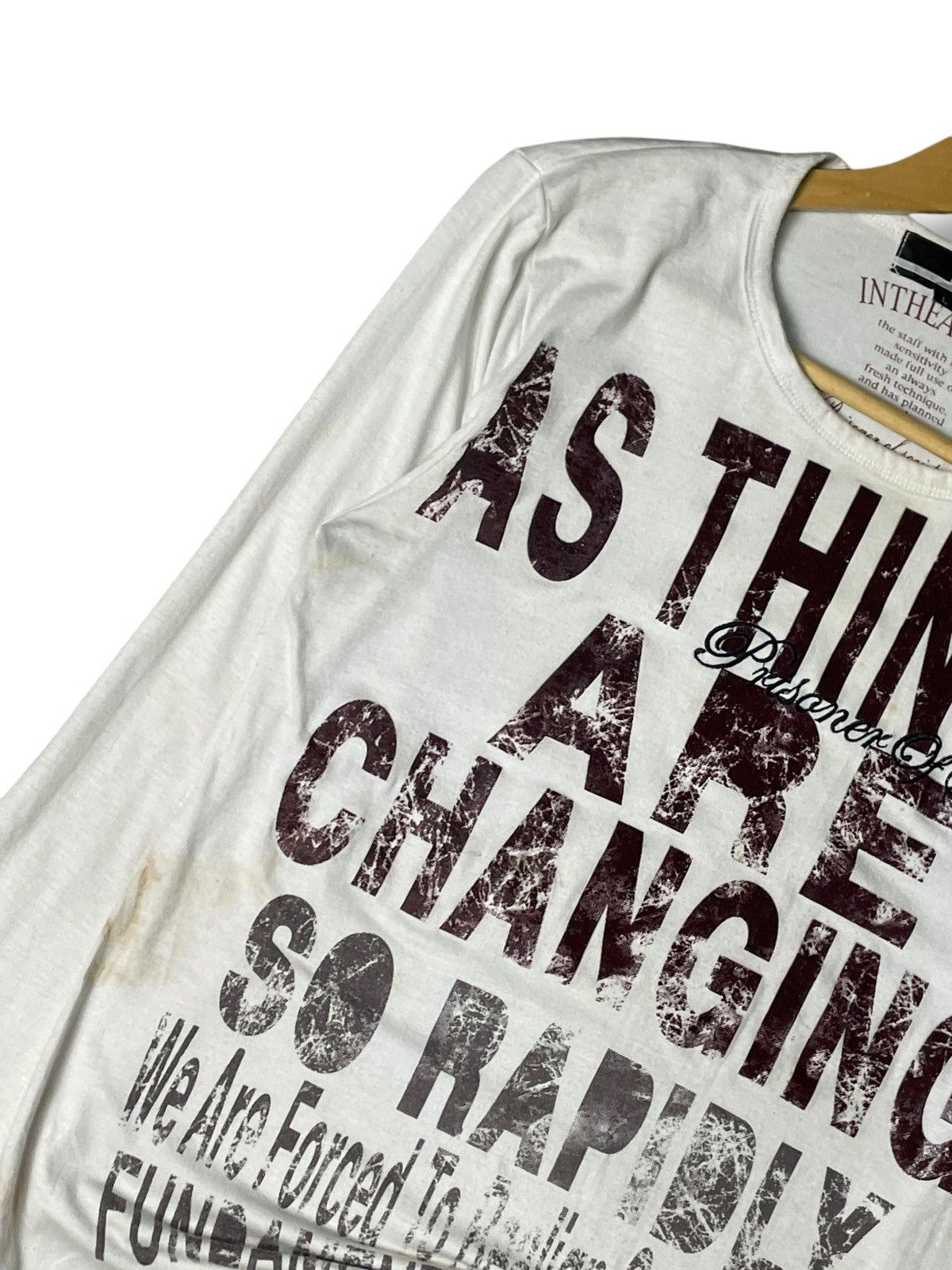 In The Attic × Japanese Brand × Vintage In The Attic Brand Spell-Out Long Sleeve Shirt (69) Size US L / EU 52-54 / 3 - 6 Thumbnail
