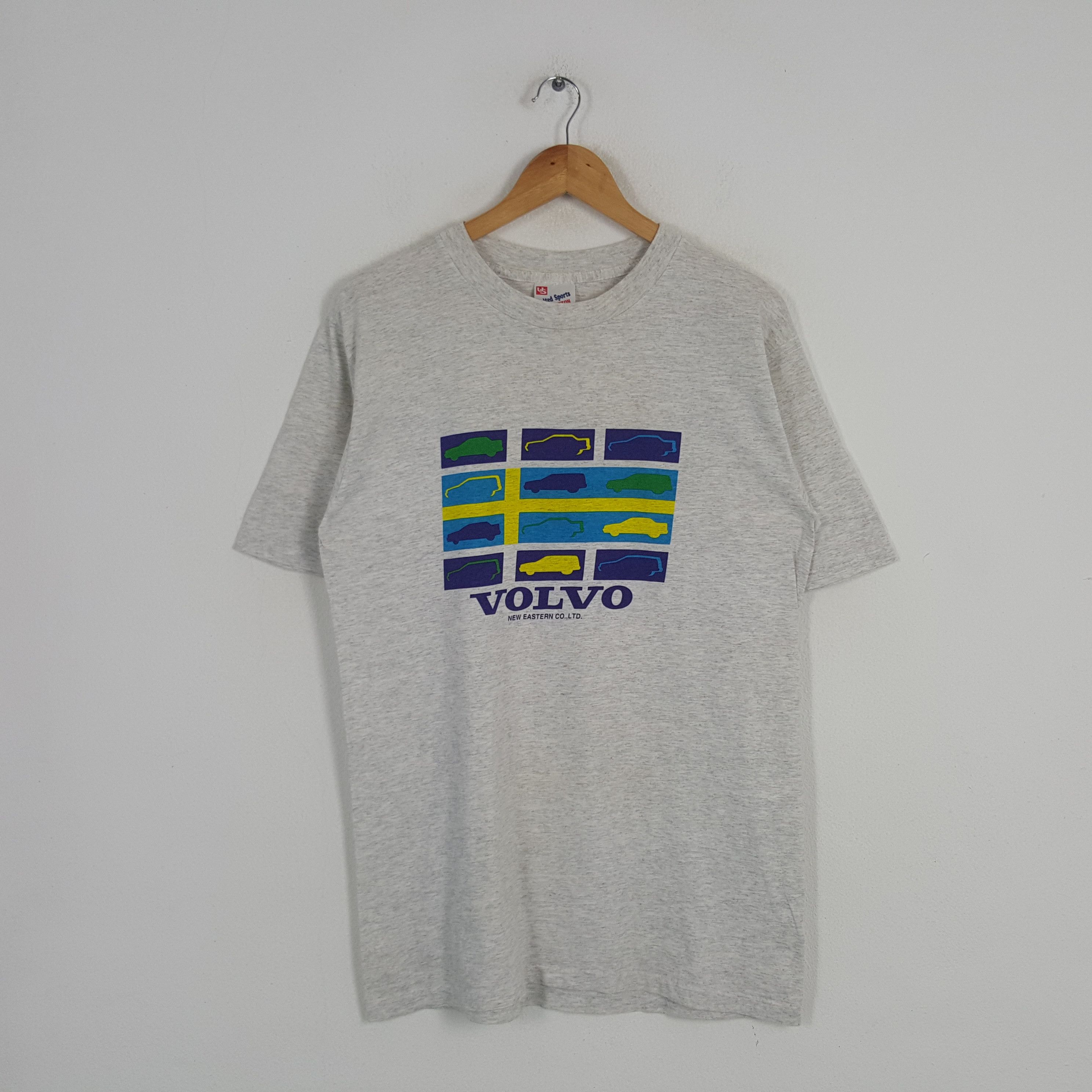 Adidas × Sergio Tacchini × Vintage Vintage Volvo Racing Motorsports 90's Promo Tshirt Size US M / EU 48-50 / 2 - 1 Thumbnail