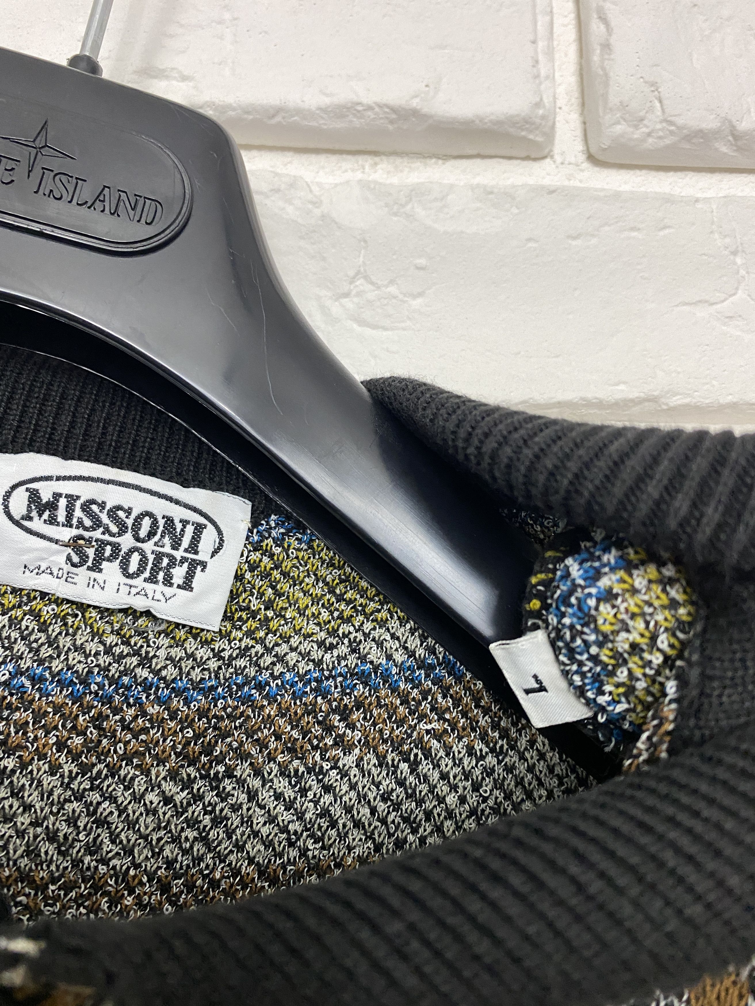 Missoni Missoni Sport Sweater Jumper Collared Multicolor Size L Size US L / EU 52-54 / 3 - 5 Thumbnail