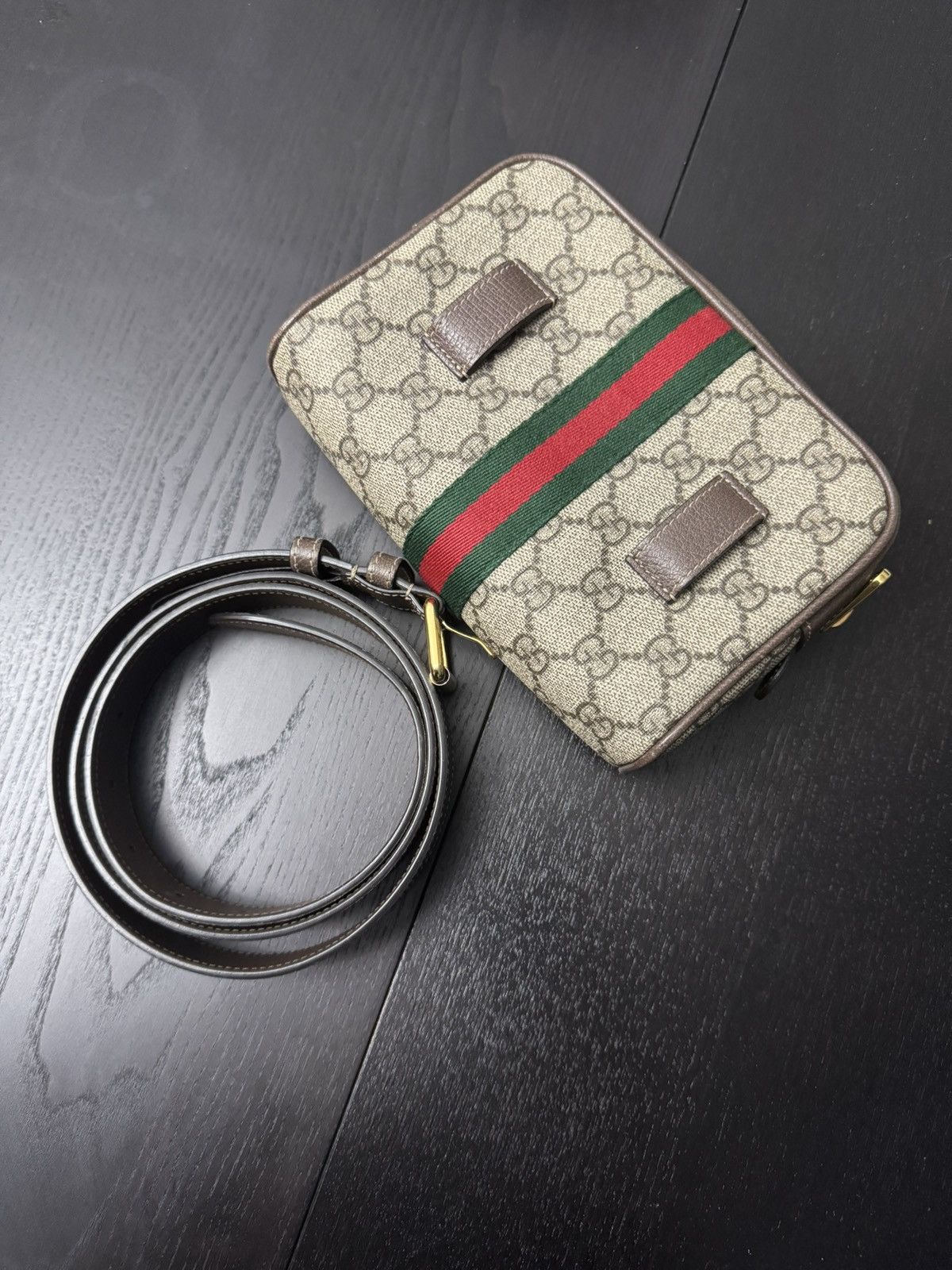 Gucci Gucci Ophidia GG Supreme Belt Bag Size 46 - 6 Thumbnail