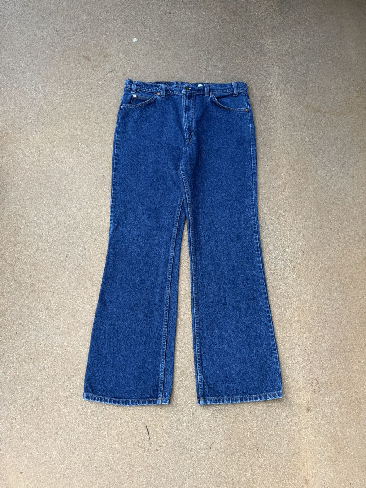 Levi's Vintage 90’s Levi’s 517 Orange Tab Bootcut Flare Jeans 35x30 Size US 35 - 1 Thumbnail