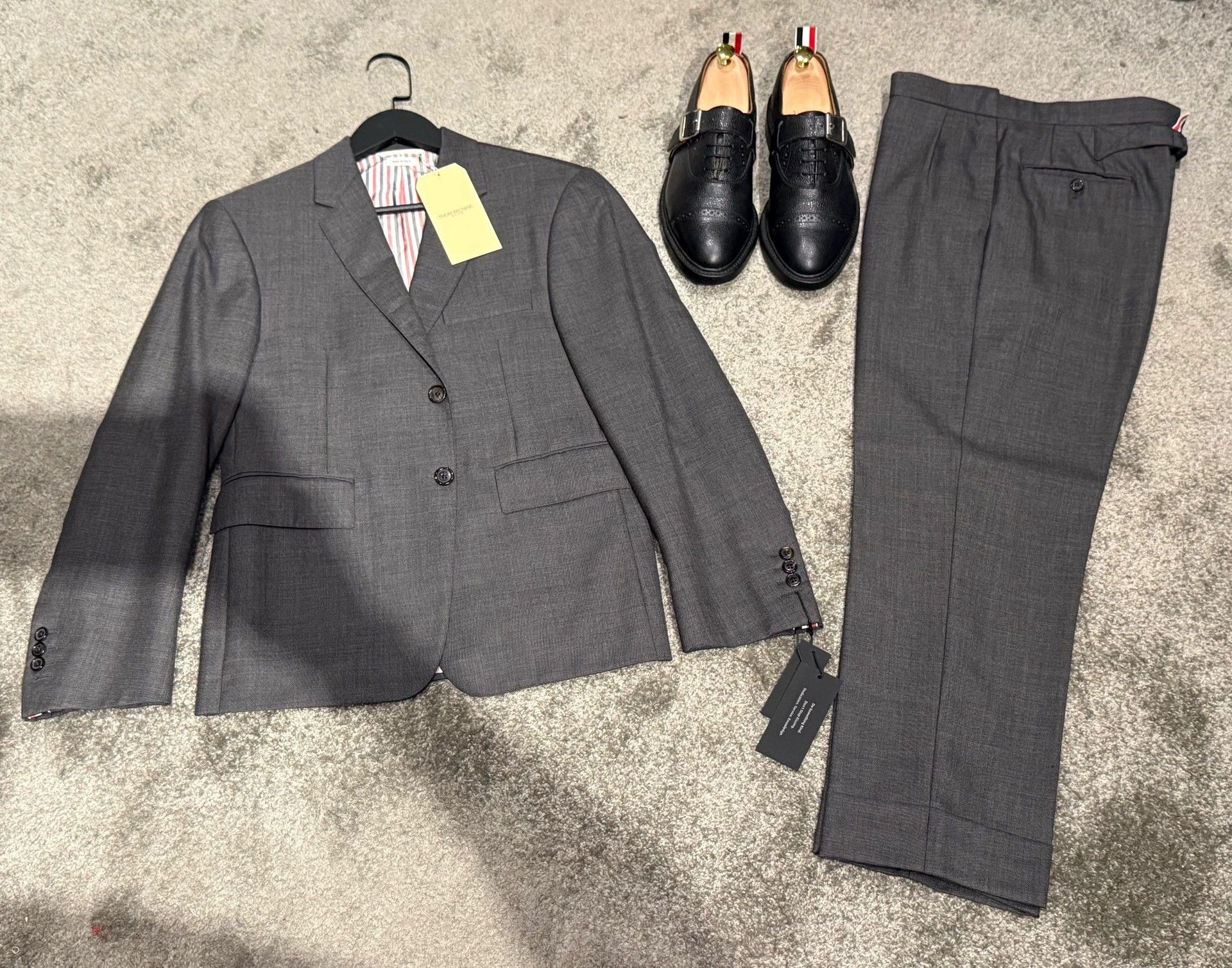 Thom Browne Thom Browne Black Strap Derby Shoes US8 (Nike42) Size US 8 / EU 41 - 6 Thumbnail