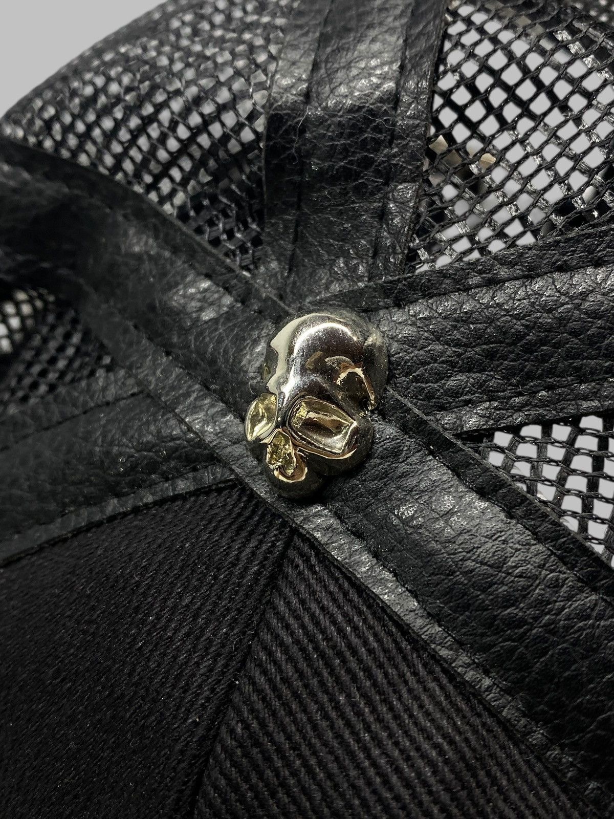 Other Jupiter Juno Rhinestones Skull Mesh Cap 14th Addiction Style Size ONE SIZE - 12 Thumbnail