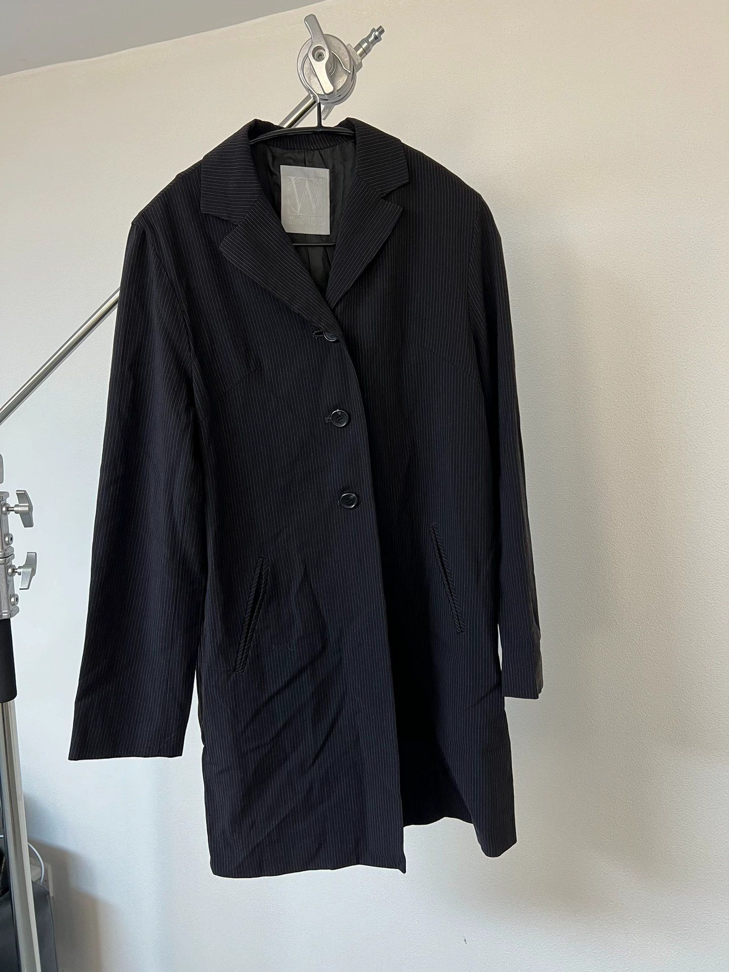 Yohji Yamamoto Yohji Yamamoto Workshop Stripe Overcoat M Size M / US 6-8 / IT 42-44 - 2 Thumbnail