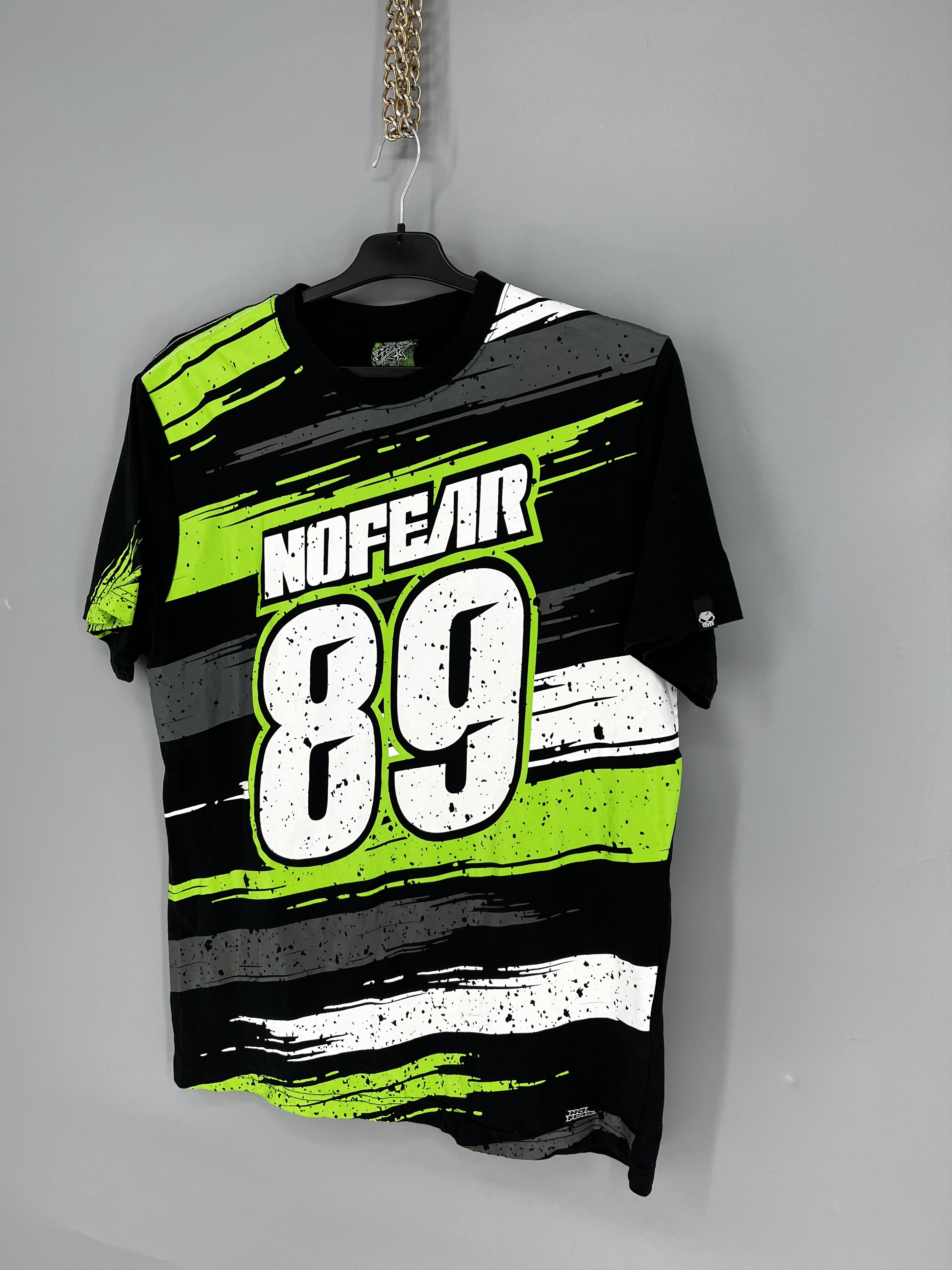 No Fear Y2k Vintage No Fear Overprint Fox Racing Monster Energy Tee Size US M / EU 48-50 / 2 - 3 Thumbnail