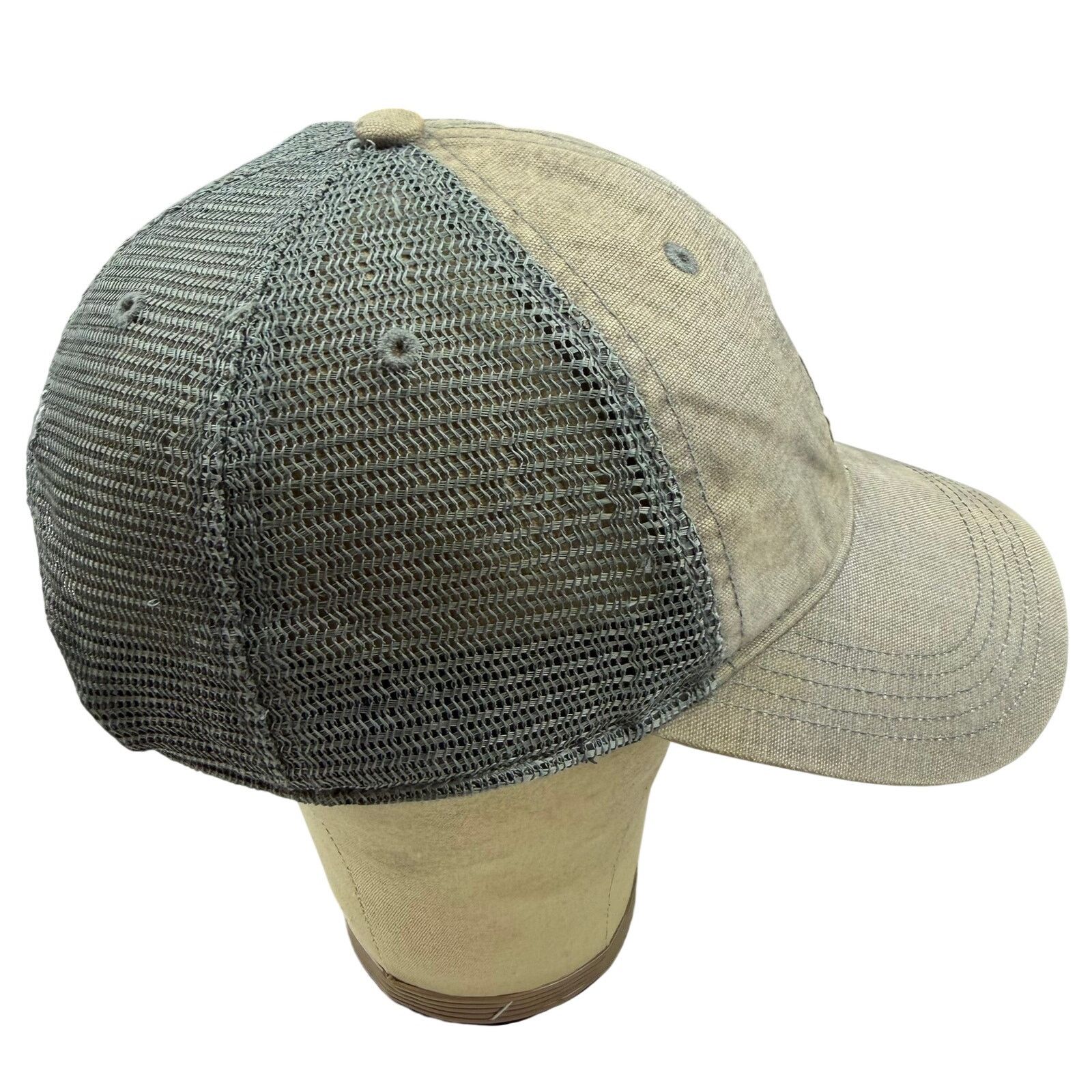 Carhartt Carhartt Mesh Trucker Cap Hat Tan Canvas Adjustable Size ONE SIZE - 5 Thumbnail