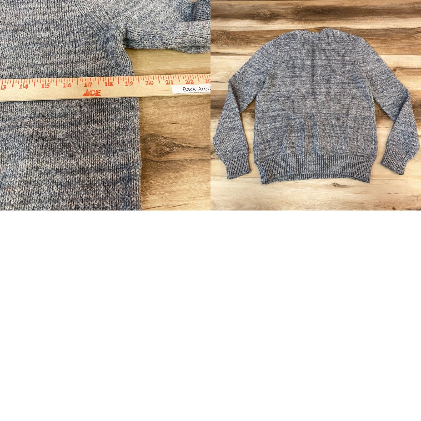 Banana Republic Banana Republic Sweater Mens Medium Marled Crewneck Pullover Grey Wool Blend Size US M / EU 48-50 / 2 - 8 Thumbnail