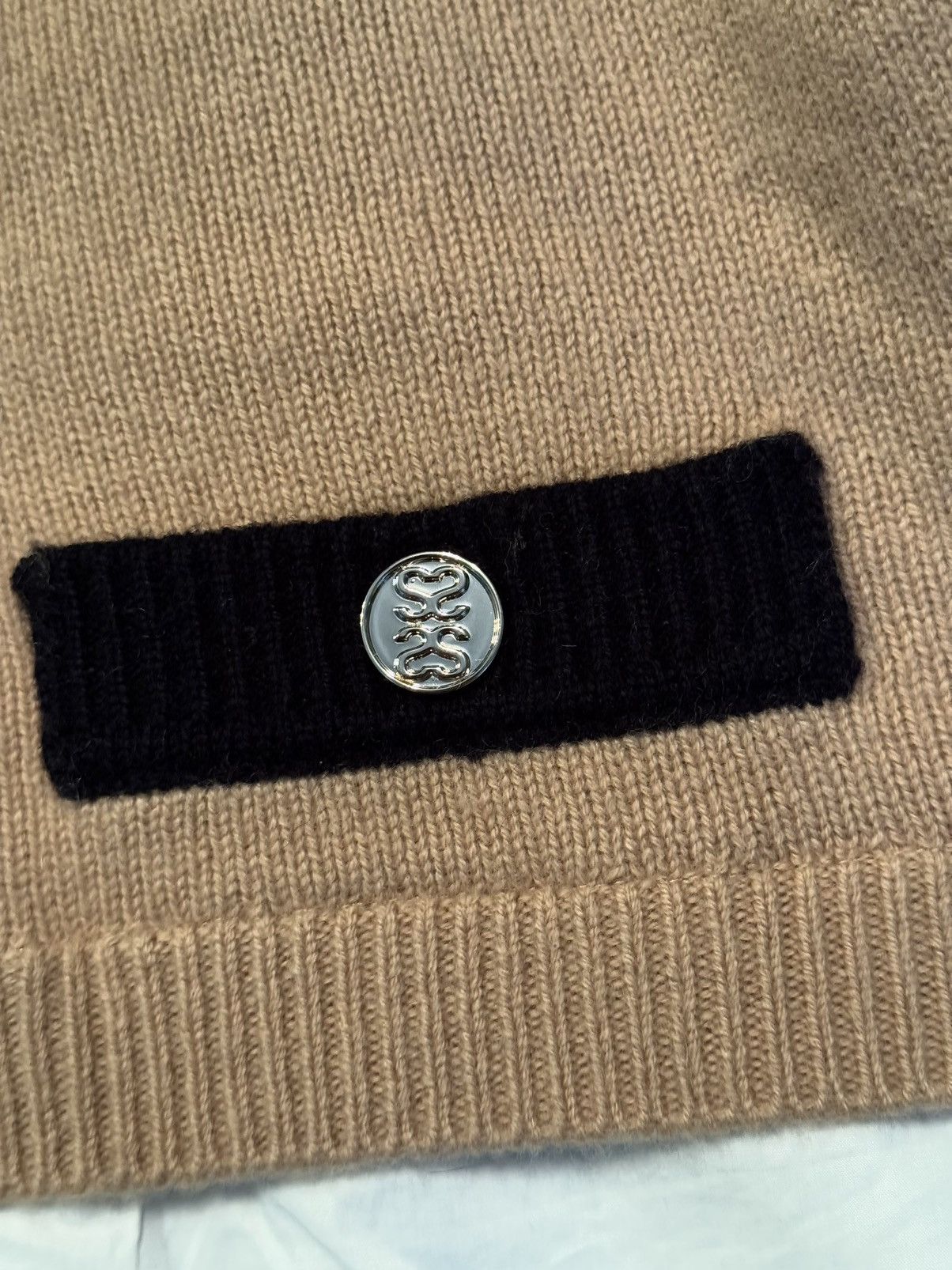 Designer × Sandro Sandro Paris oldmoney style wool + cashmere blend sweater Size M / US 6-8 / IT 42-44 - 3 Thumbnail
