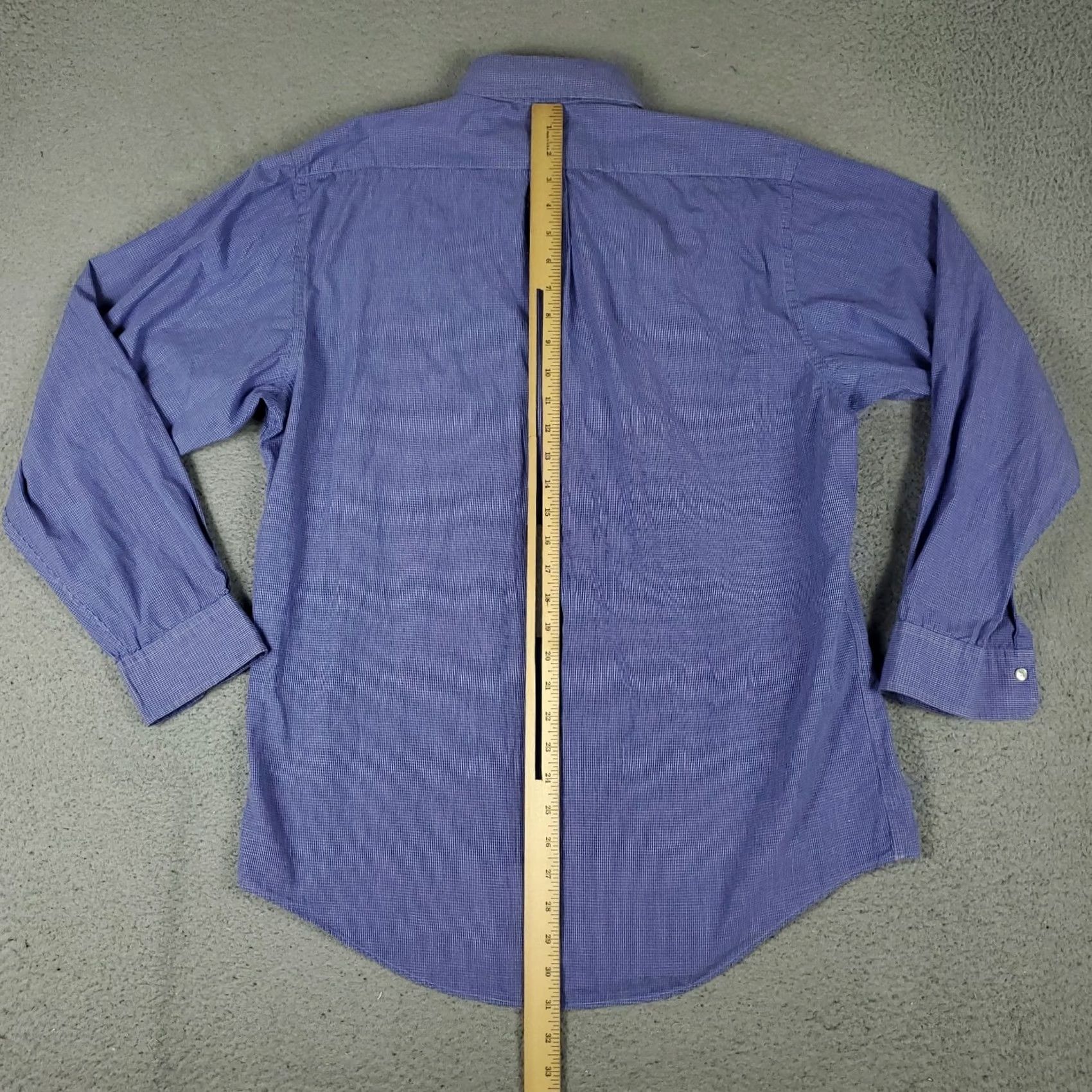 Brooks Brothers Brooks Brothers Shirt Mens 15.5 Blue Dress Button Up Long Sleeve Color: Blue Size 42R - 4 Thumbnail