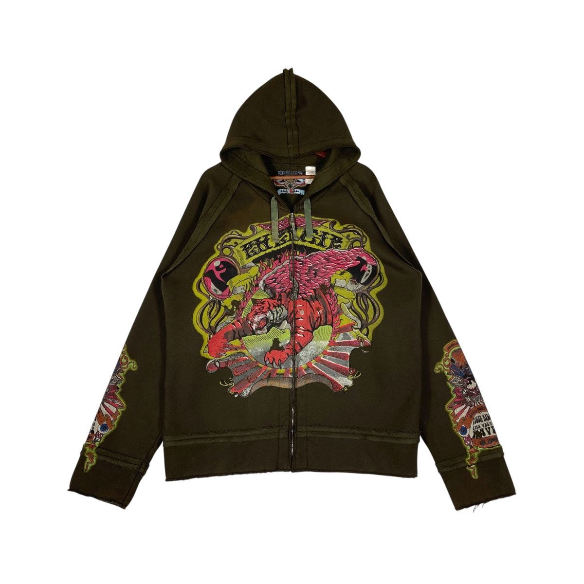 Energie Vintage 90s Energie Bikers Jacket Quilted Lined Jacket Size US XL / EU 56 / 4 - 1 Thumbnail