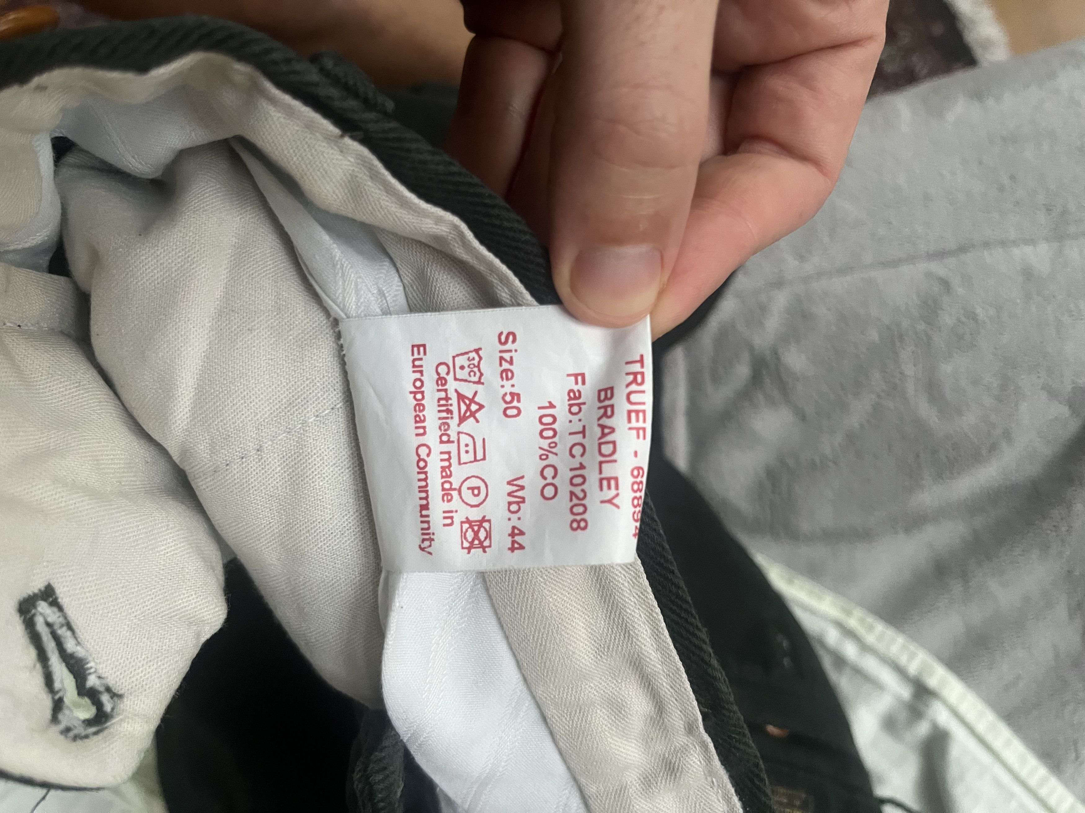 Other Borelio Hose Chino, dicker Stoff, Gr. 50, grün Size US 34 / EU 50 - 4 Thumbnail
