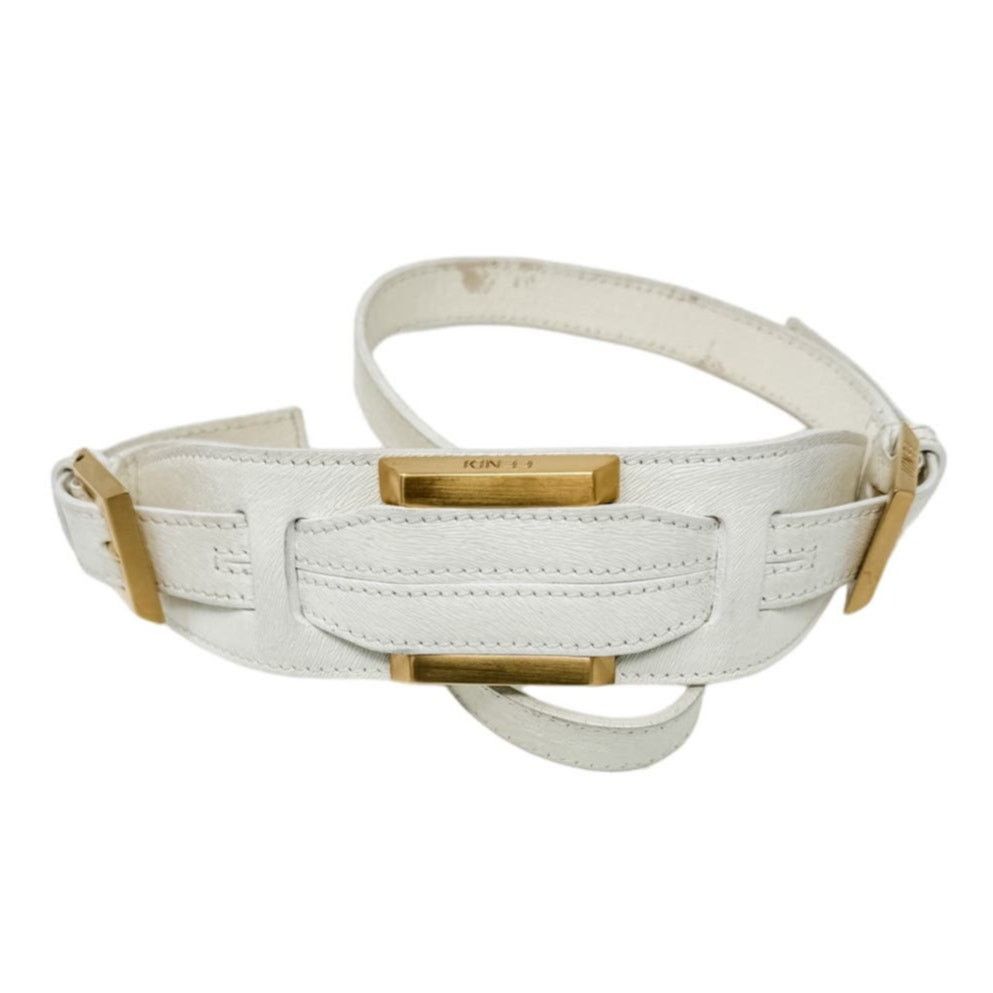 Fendi Fendi vintage white gold double buckle belt size 80/32 Size ONE SIZE - 9 Thumbnail