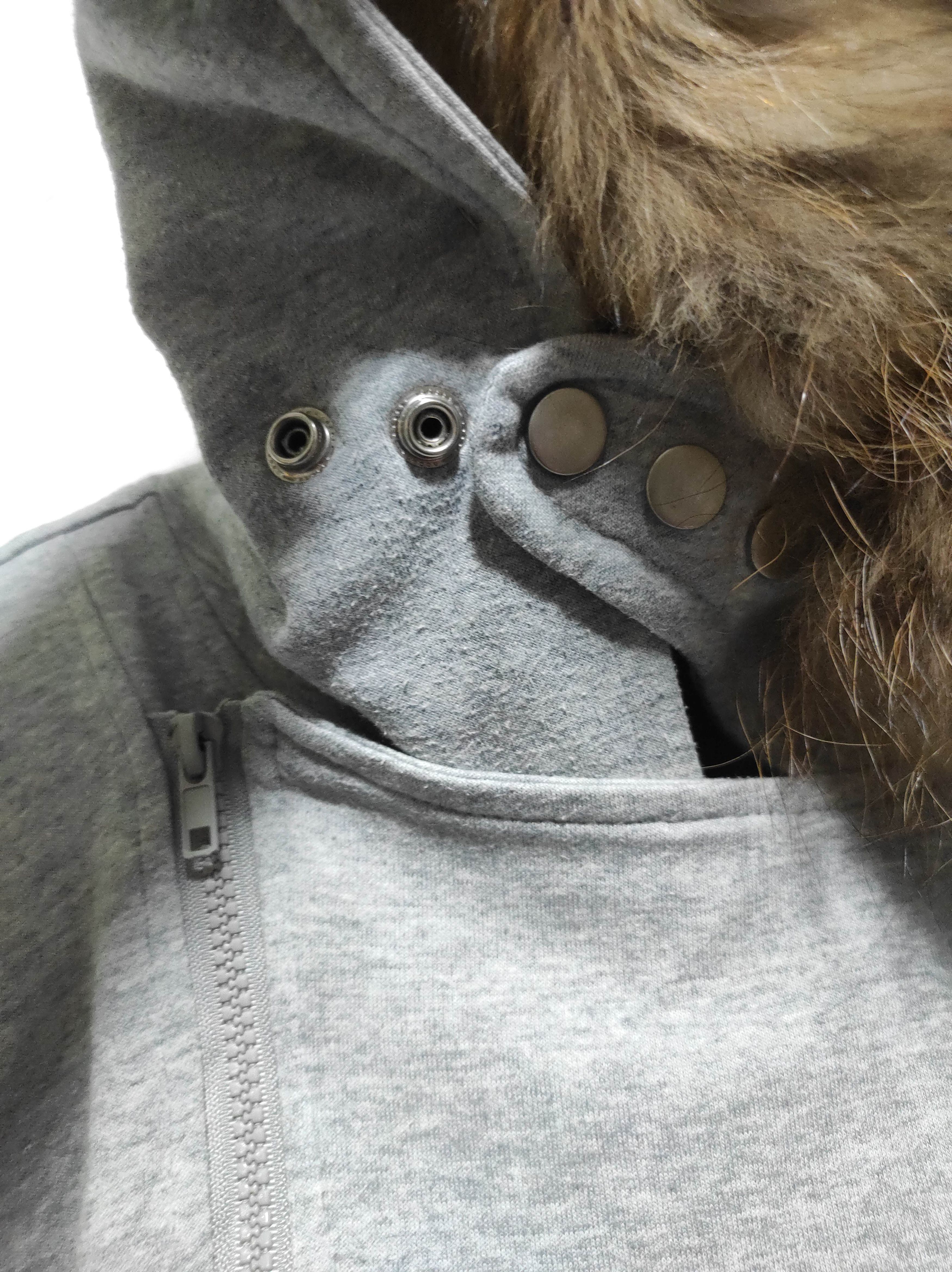 If Six Was Nine Liberty Emotion Asymetrycal Zipper Fur Hoodie Lgb Style Size US S / EU 44-46 / 1 - 6 Thumbnail