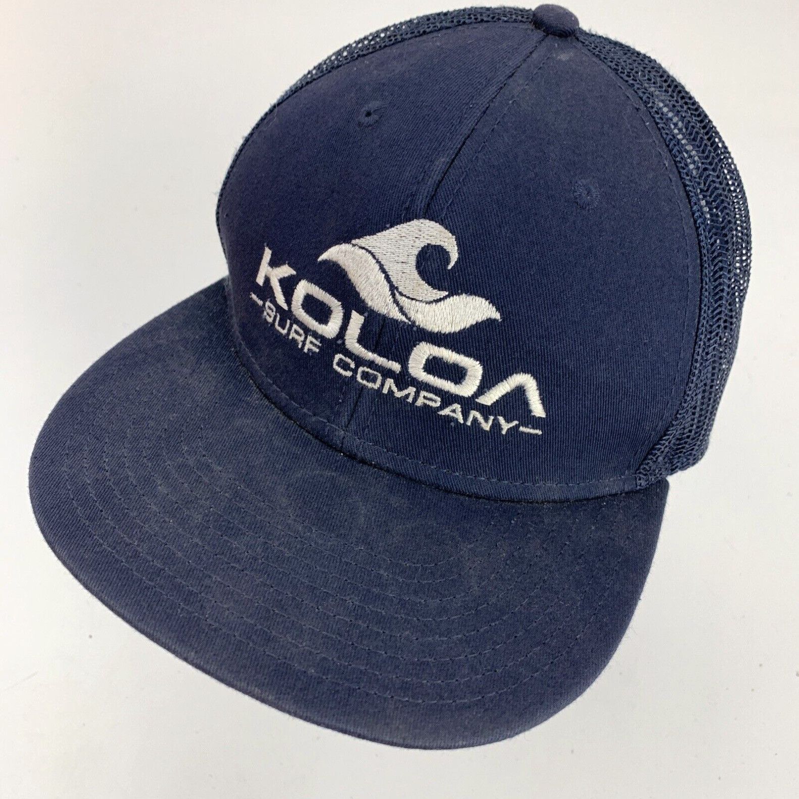 Joe's USA Koloa Surf Hexagon Patch Logo Solid Snapback Hat - Mesh Trucker Cap In Multiple Colors