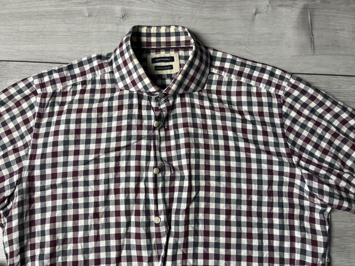 Suitsupply Suitsupply shirt cotton two ply size XLarge Size US XL / EU 56 / 4 - 3 Thumbnail