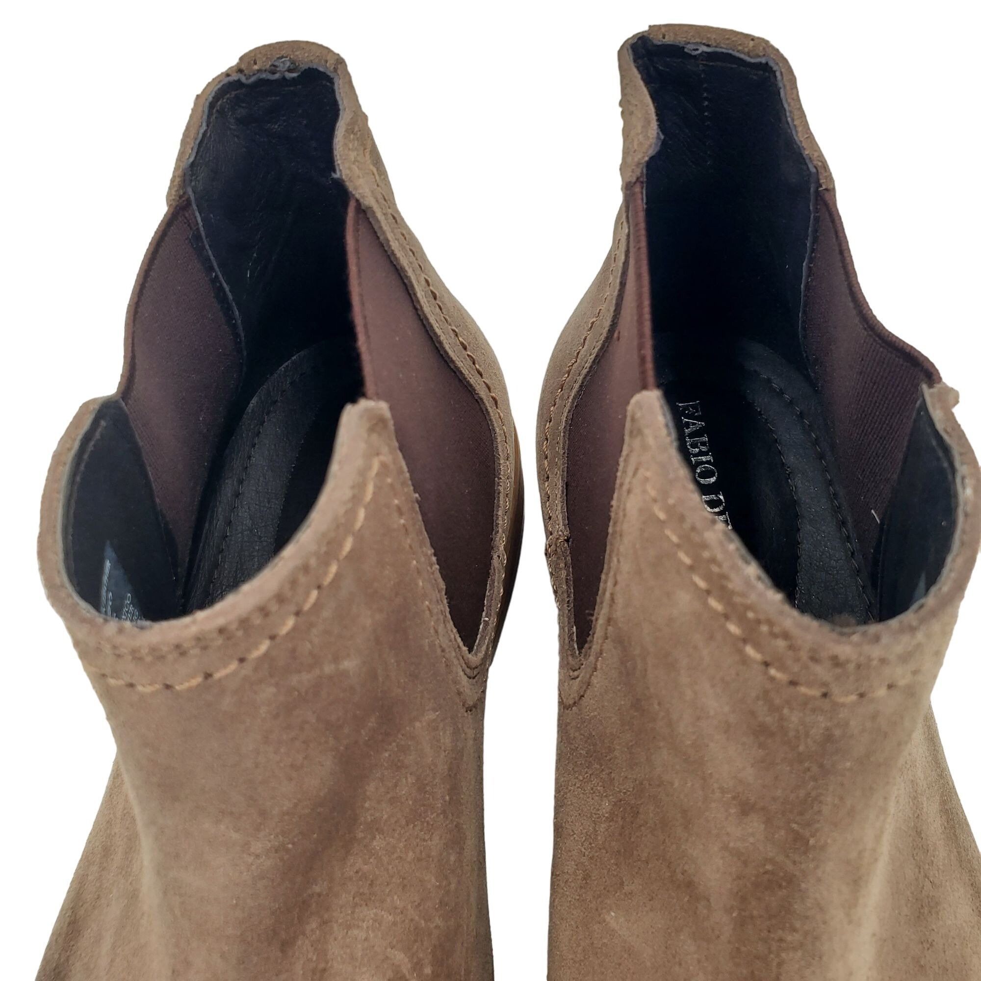 Other NEW Fabio De Luca Men 9 Tan Brown Leather Suede Chukka Boots Size US 9 / EU 42 - 11 Thumbnail