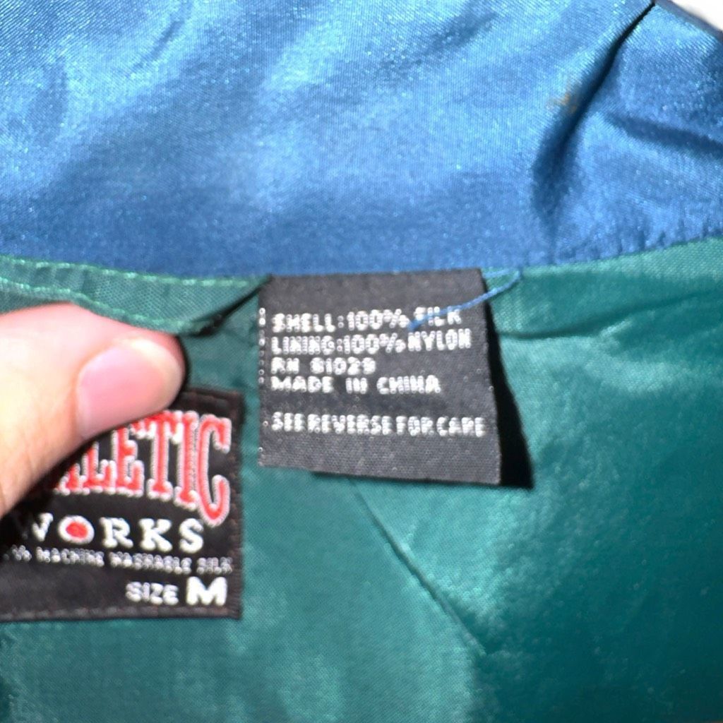 Athletic Works 80s Athletic Works 100% Silk Colorblock Windbreaker Size M Size US M / EU 48-50 / 2 - 3 Thumbnail