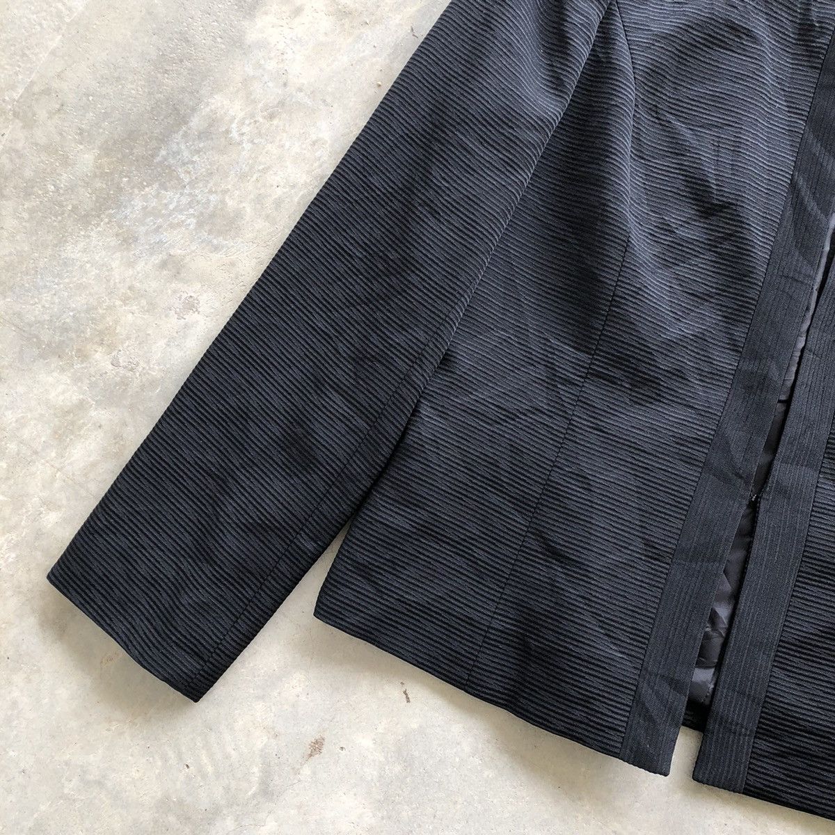 Givenchy Hi Formal by GIVENCHY Black Triacetate Clip Closure Jacket Size L / US 10 / IT 46 - 5 Thumbnail