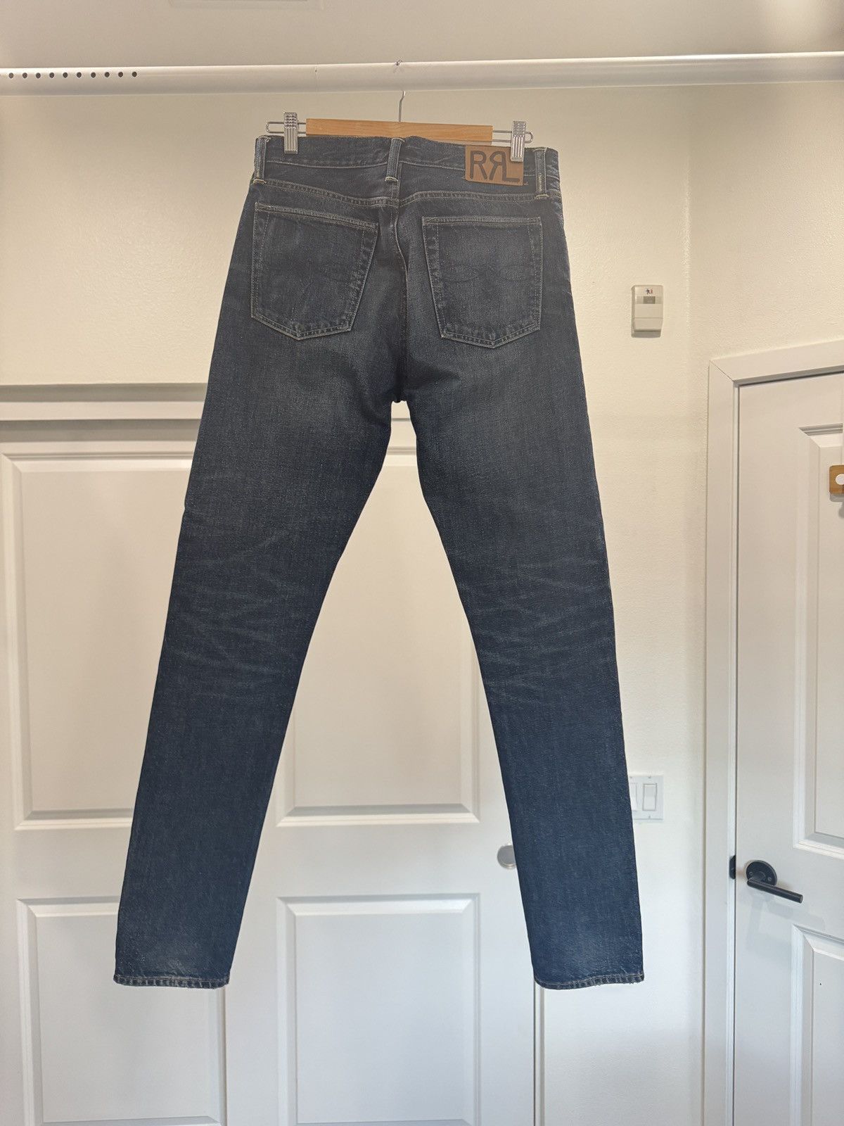 RRL Ralph Lauren Double Rl RRL slim narrow zip fly mud wash jeans Size US 30 / EU 46 - 2 Thumbnail