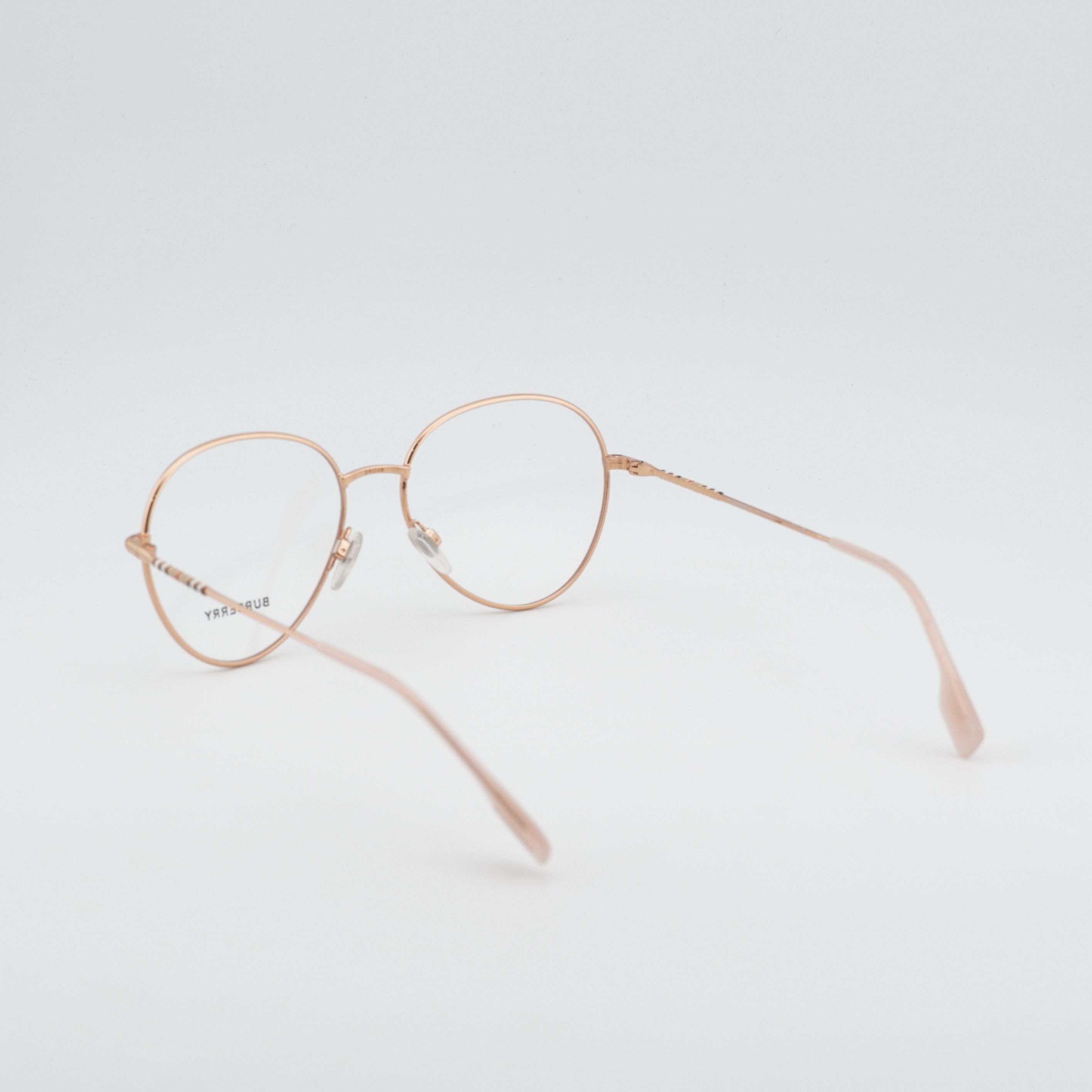 Burberry Burberry BE1366 1337 Eyeglasses Gold 54mm Aviator Frame Size ONE SIZE - 3 Thumbnail