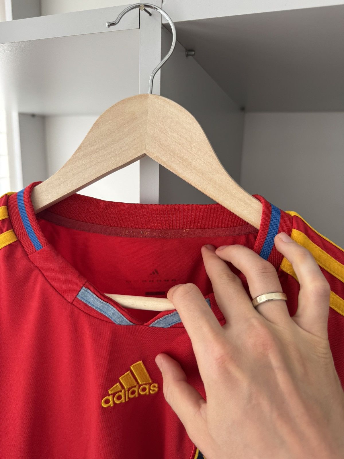 Adidas × Vintage Adidas Spain 2012 2013 Soccer Vintage Uefa Jersey Size US M / EU 48-50 / 2 - 7 Thumbnail