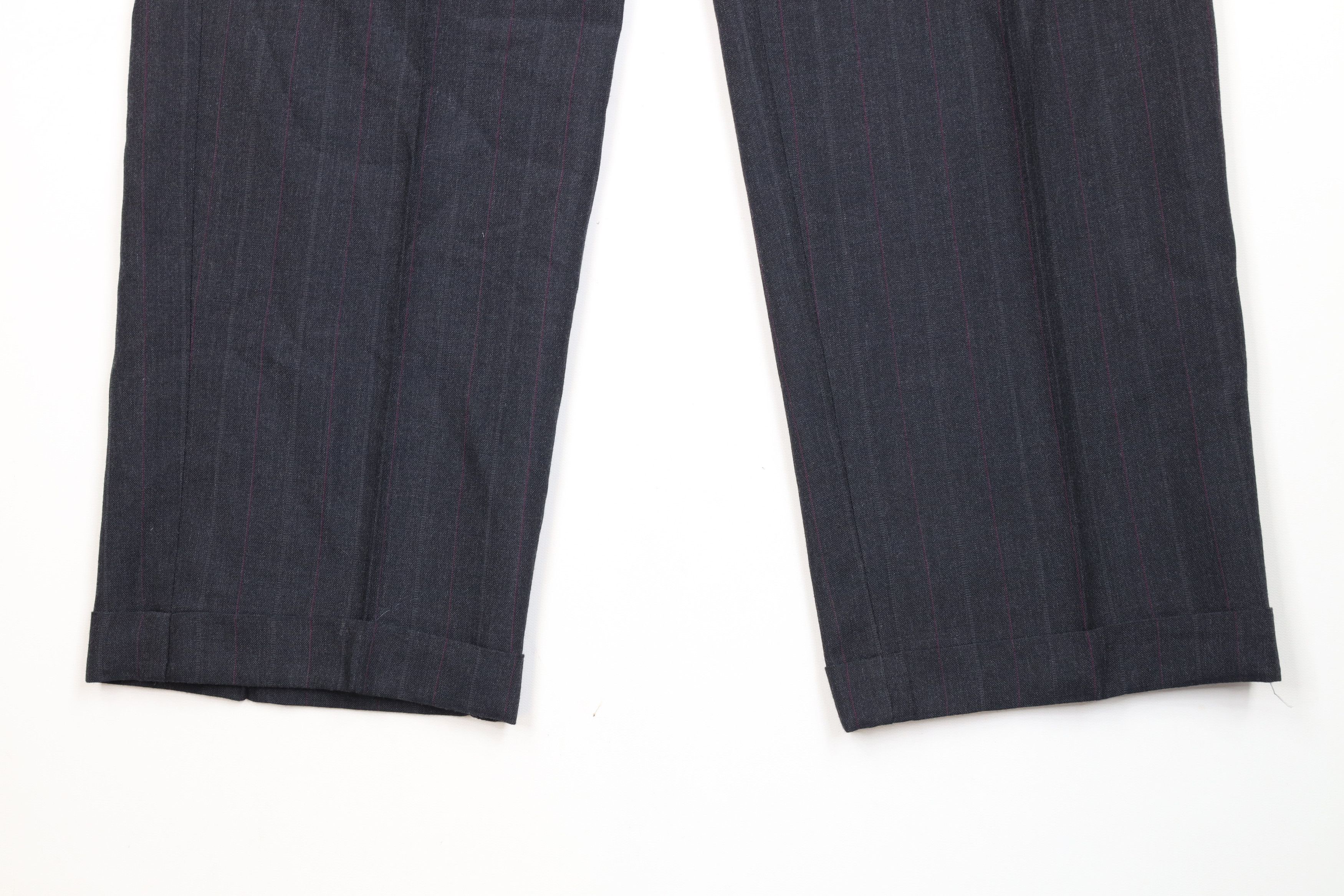 パンツ wide chino pants 90s Vintage 90s Streetwear Pinstriped Wide Leg Chino Pants USA