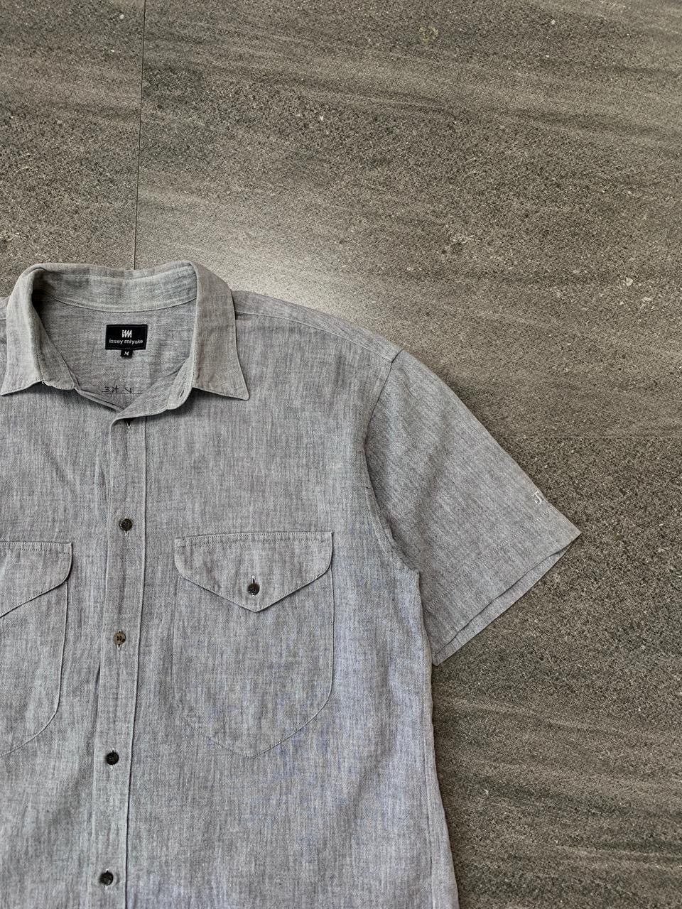 Issey Miyake FREE TAX! Vintage Double Pocket Shirt - Medium Size US M / EU 48-50 / 2 - 2 Thumbnail