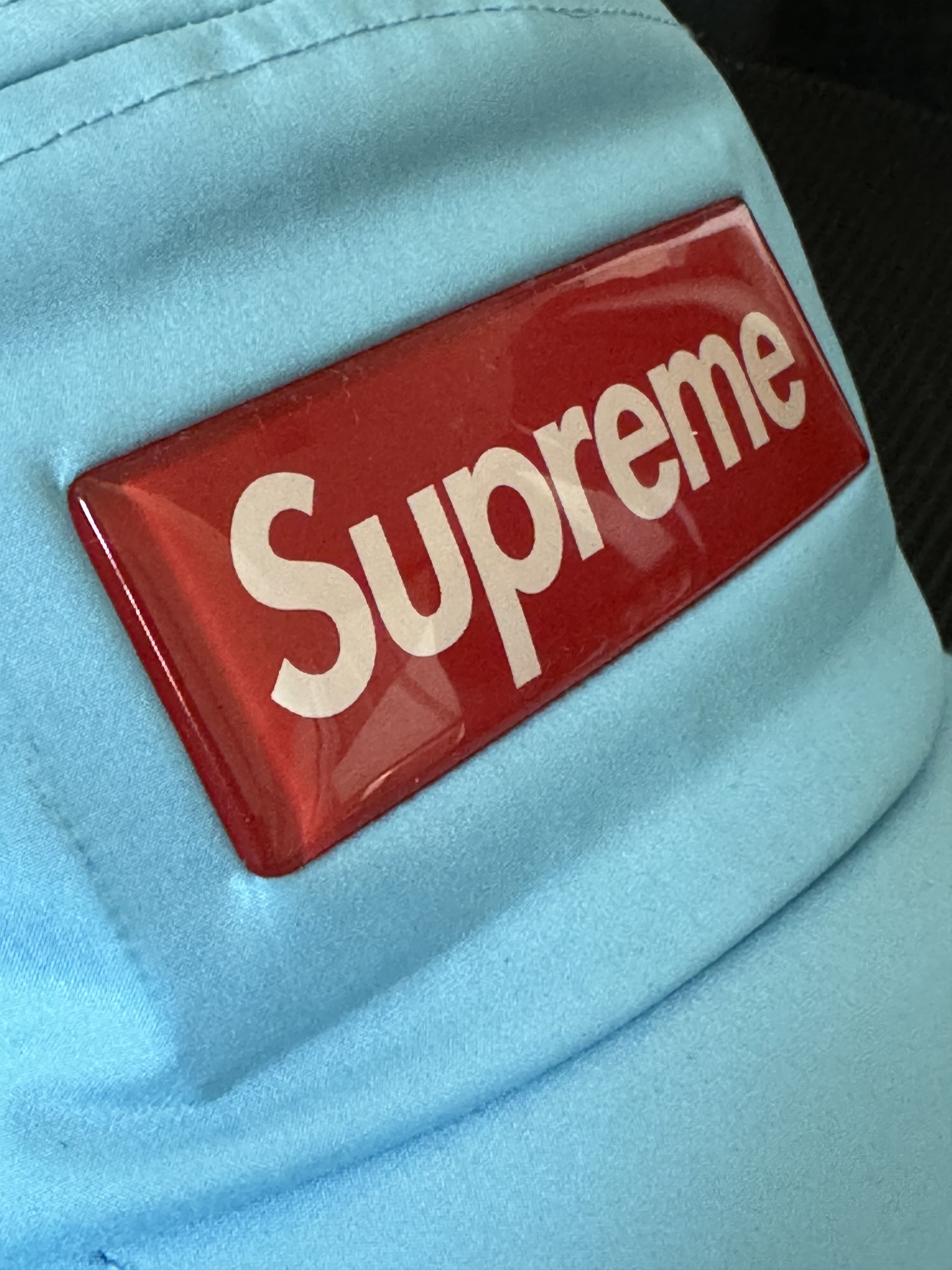Supreme Supreme Inset Gel Camp Cap - Cyan Size ONE SIZE - 2 Thumbnail