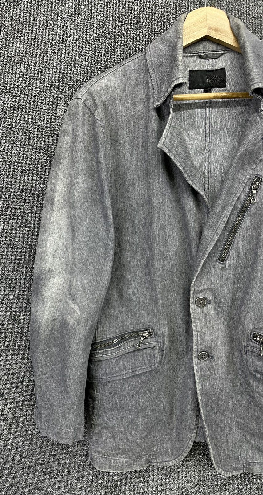 Japanese Brand Vintage Mossimo Punk Trashed Jakcet Size M / US 6-8 / IT 42-44 - 3 Thumbnail