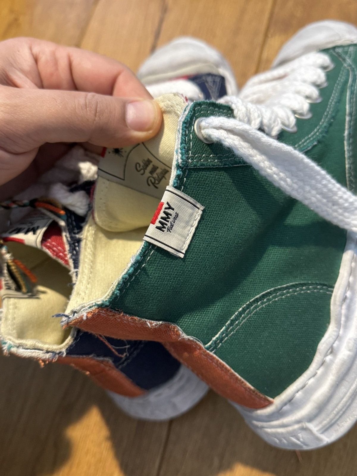 Maison MIHARA YASUHIRO MIHARAYASUHIRO MMY HIGH TOP SNEAKERS Size US 8 / EU 41 - 10 Thumbnail