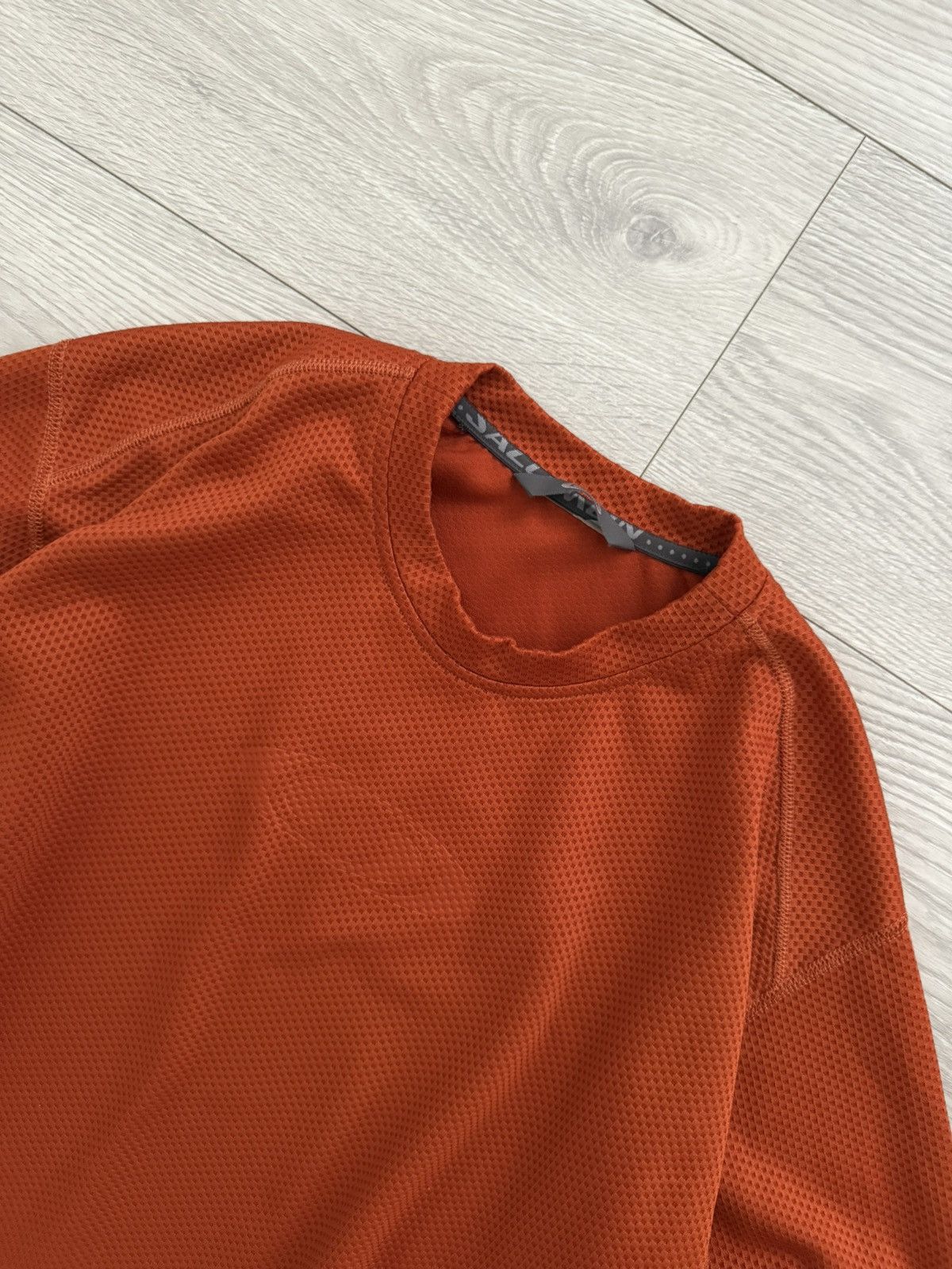 Salomon Salomon 00s Moto Mesh Orange Technical Long Sleeve Size US XL / EU 56 / 4 - 2 Thumbnail