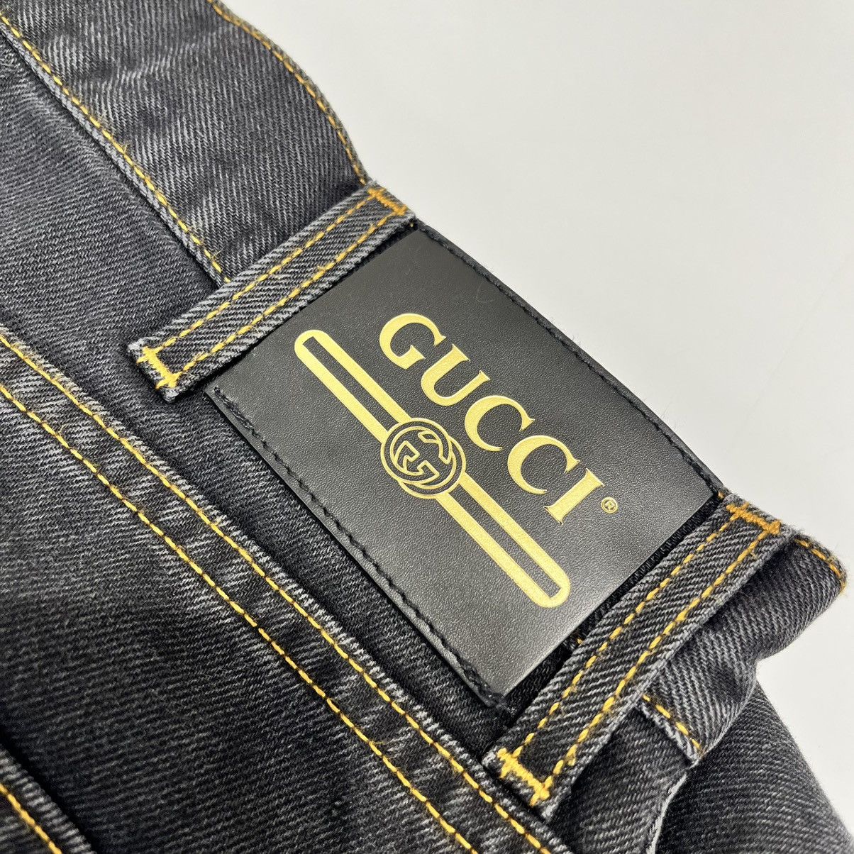 Gucci Gucci Denim Jeans Black Size US 31 - 3 Thumbnail