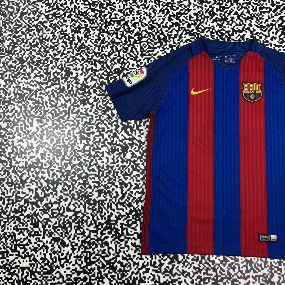 Nike Nike Barcelona Soccer Football Jersey Blokecore Retro Style Size XS / US 0-2 / IT 36-38 - 7 Thumbnail