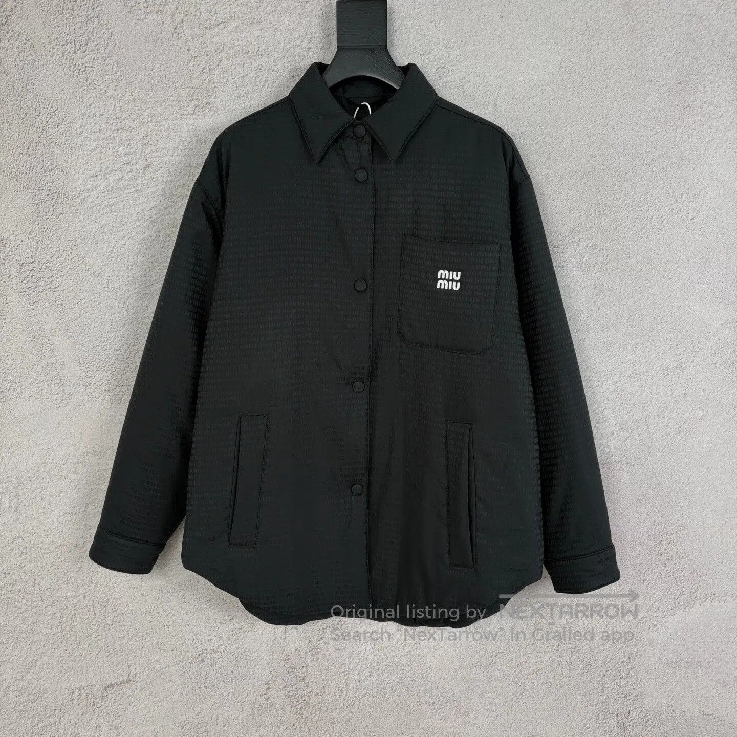 Miu Miu Miu Miu size36 full LOGO Pocket Down Jacket Size S / US 4 / IT 40 - 1 Thumbnail