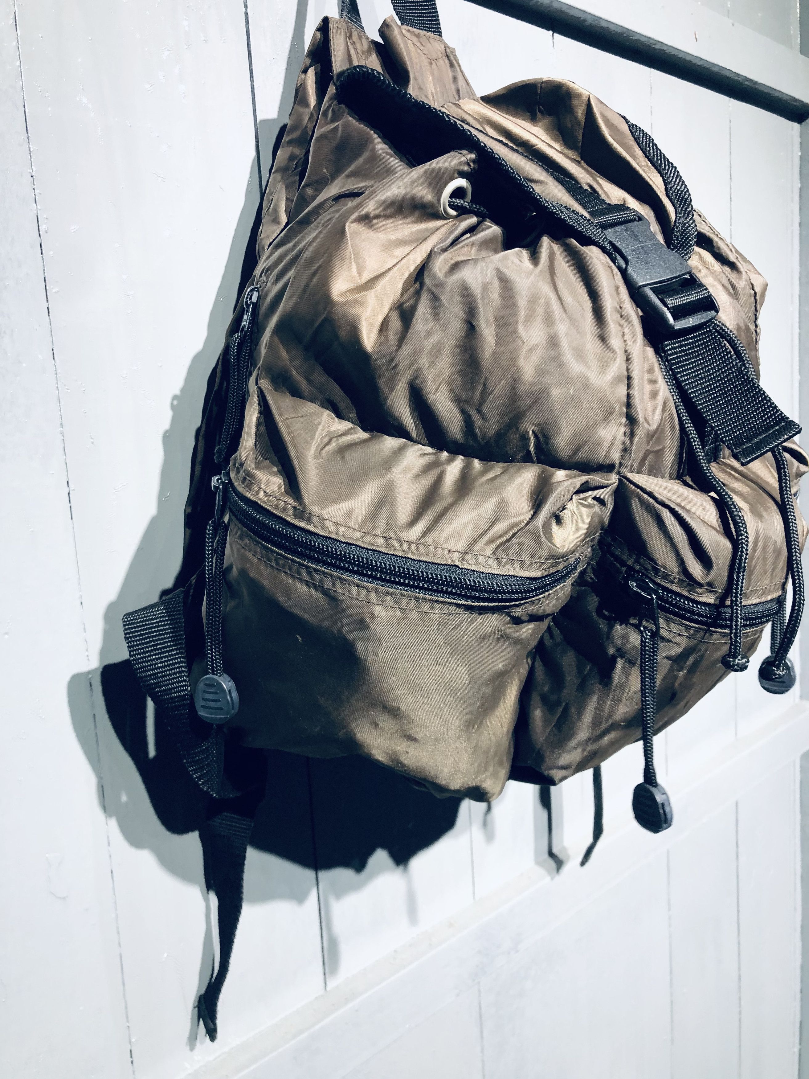 Japanese Brand Japanese Nylon Style 3 Pocket Outside Backpack Size ONE SIZE - 5 Thumbnail