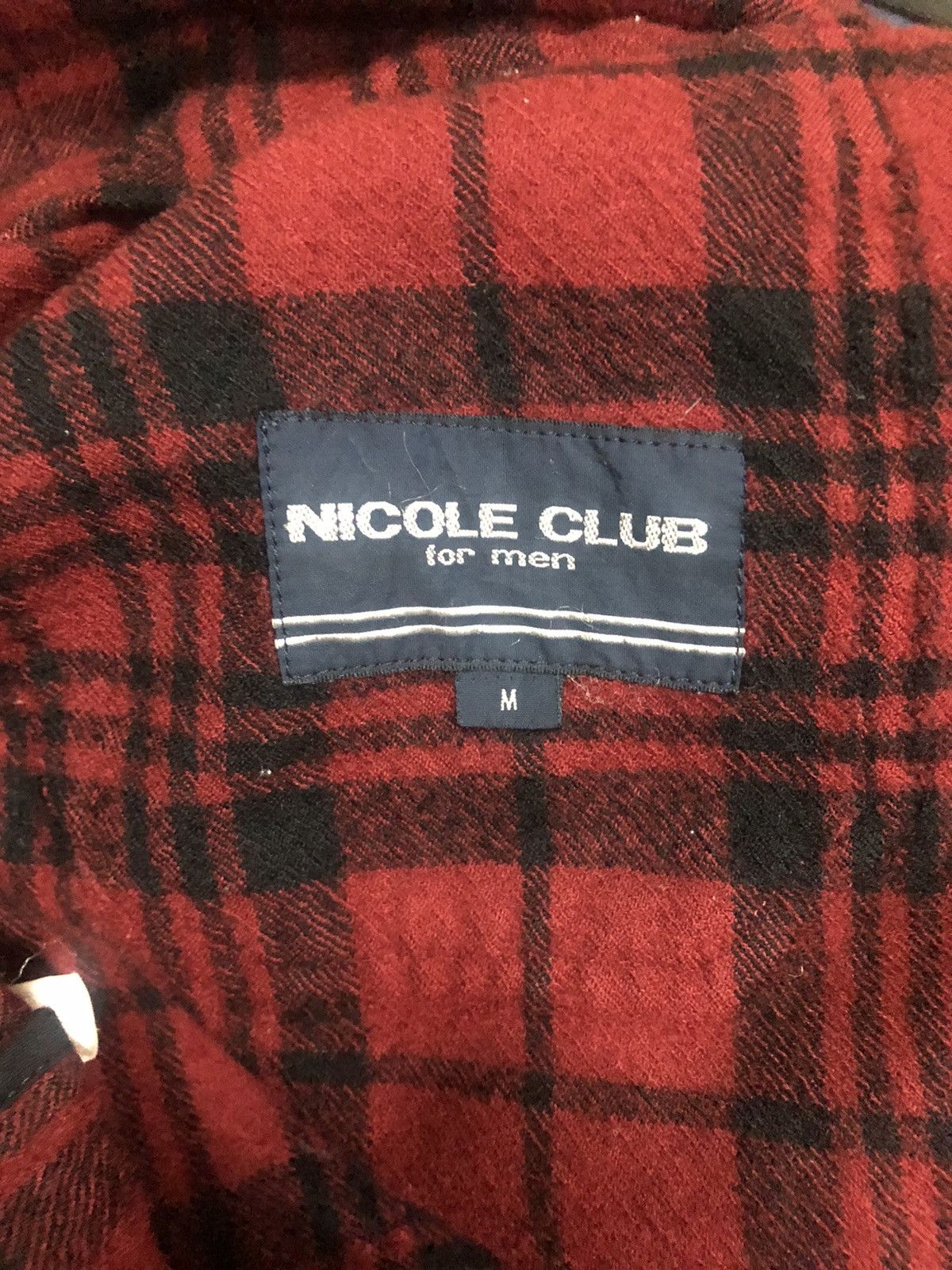 If Six Was Nine × Le Grande Bleu (L.G.B.) × Nicole Club Nicole Club For Men Tartan Button Ups Wool Jacket Size US M / EU 48-50 / 2 - 4 Thumbnail