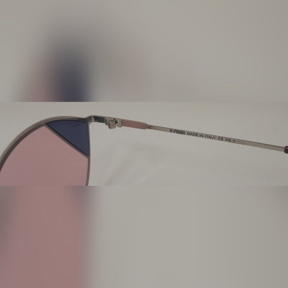 Fendi NEW Fendi Women's Sunglasses Cut Eye Rose Silver Cat Eye FF Size ONE SIZE - 6 Thumbnail