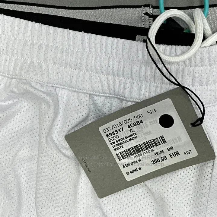 Balenciaga Balenciaga Casual White Logo Knitted Shorts. Size US 32 / EU 48 - 2 Thumbnail