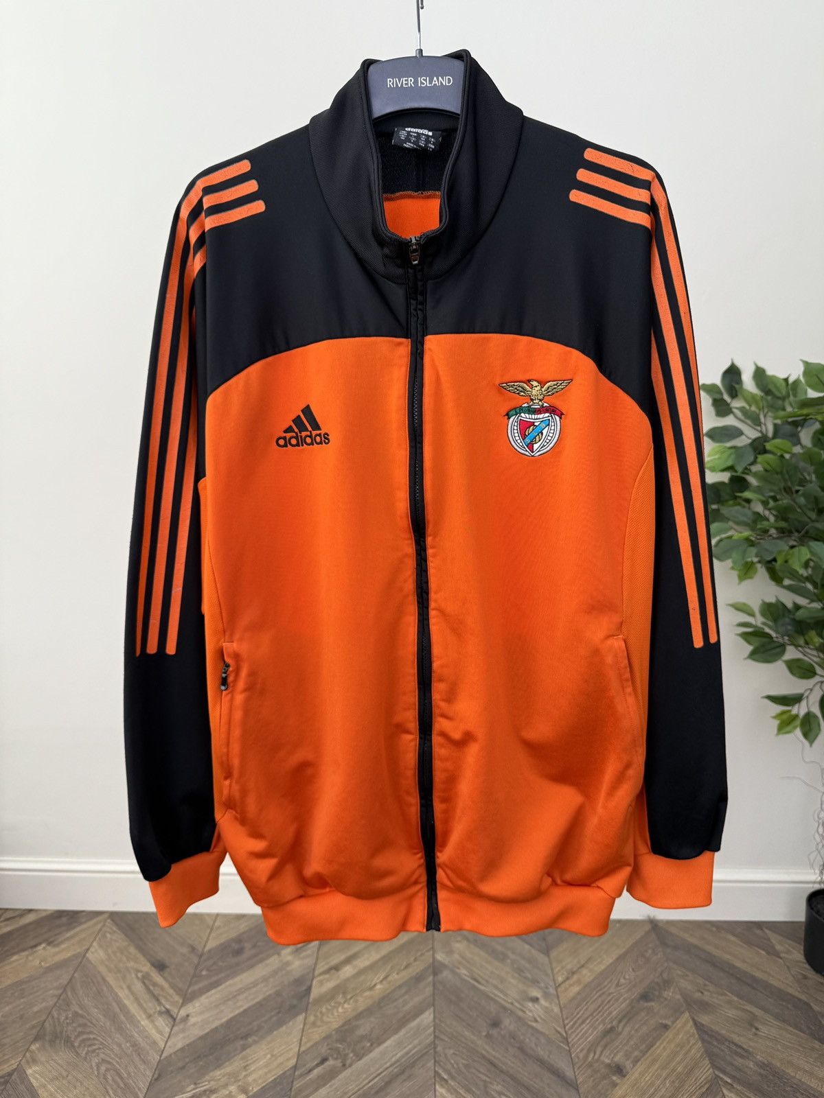 Adidas Vintage Benfica 2002 Training football Adidas Track Jacket Size US L / EU 52-54 / 3 - 1 Thumbnail